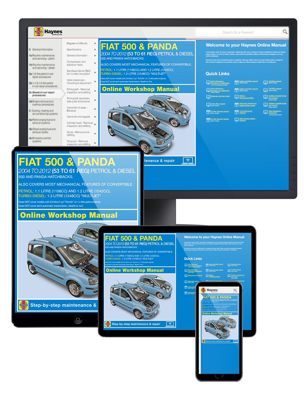 Fiat 500 & Panda (04 - 12) Haynes Repair Manual – Haynes Manuals