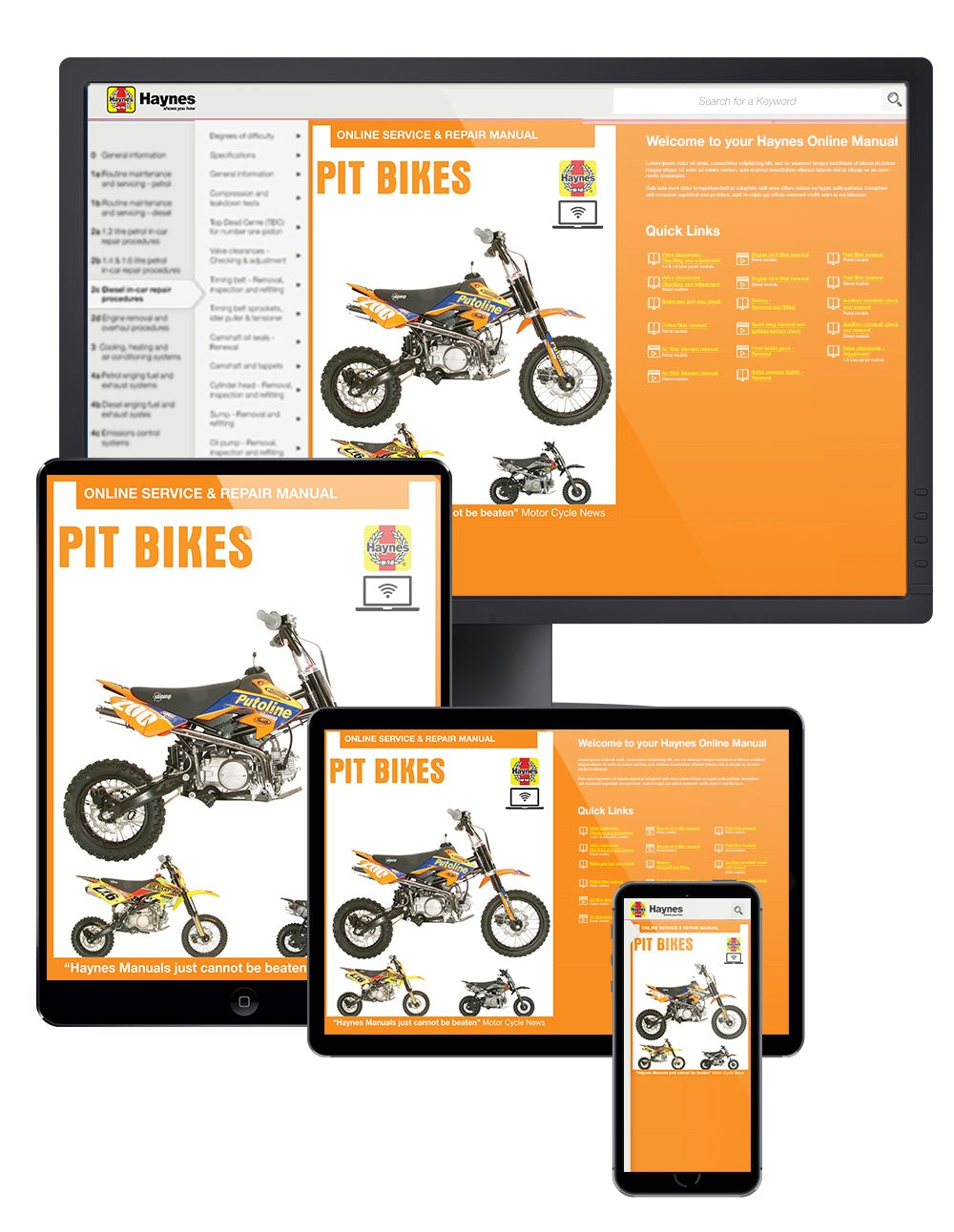 Pit Bikes Haynes Repair Manual