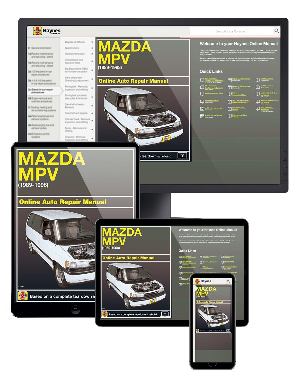Mazda MPV for Mazda MPV models (1989-1998) Haynes Repair Manual (USA)