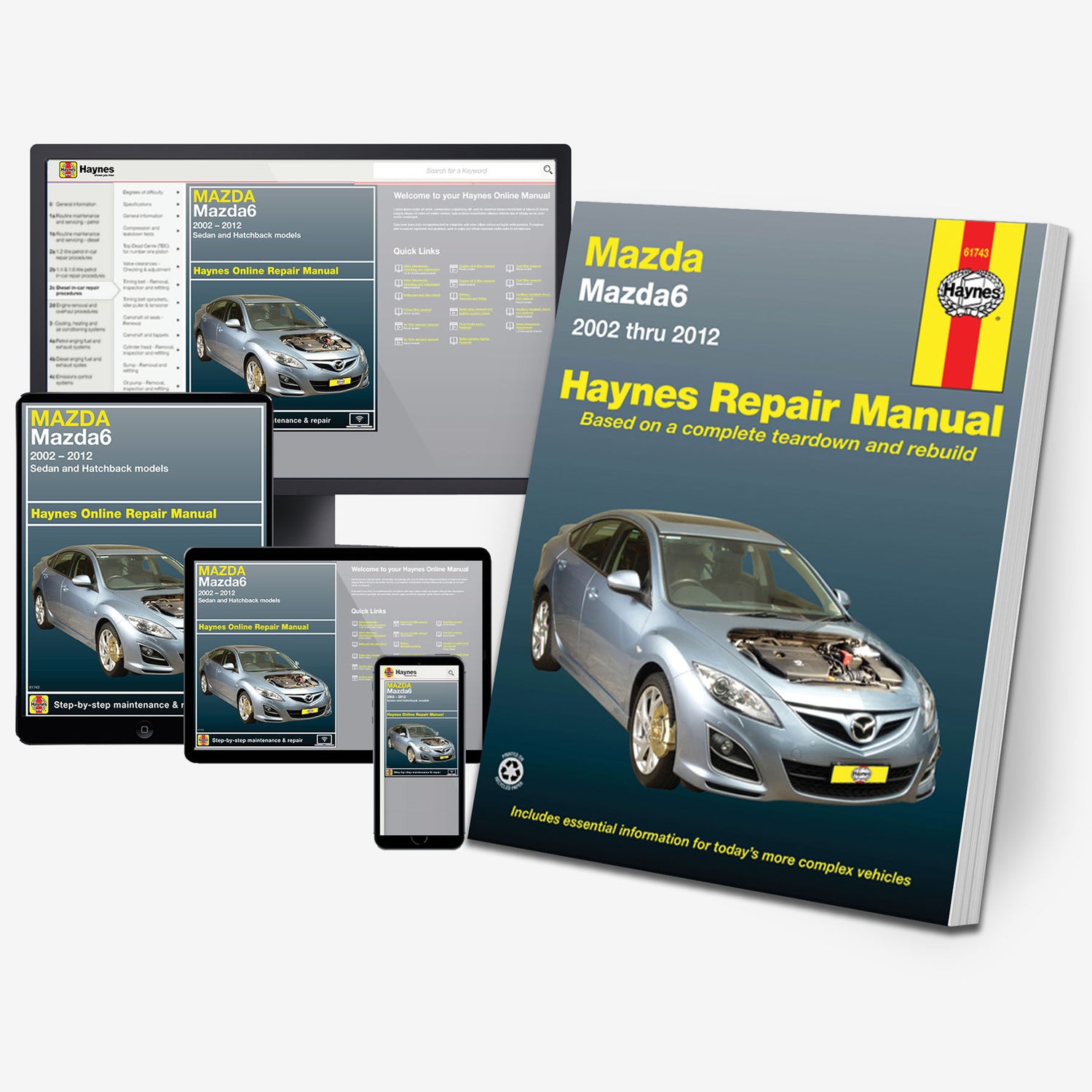Mazda Mazda6 (02-12) Haynes Repair Manual