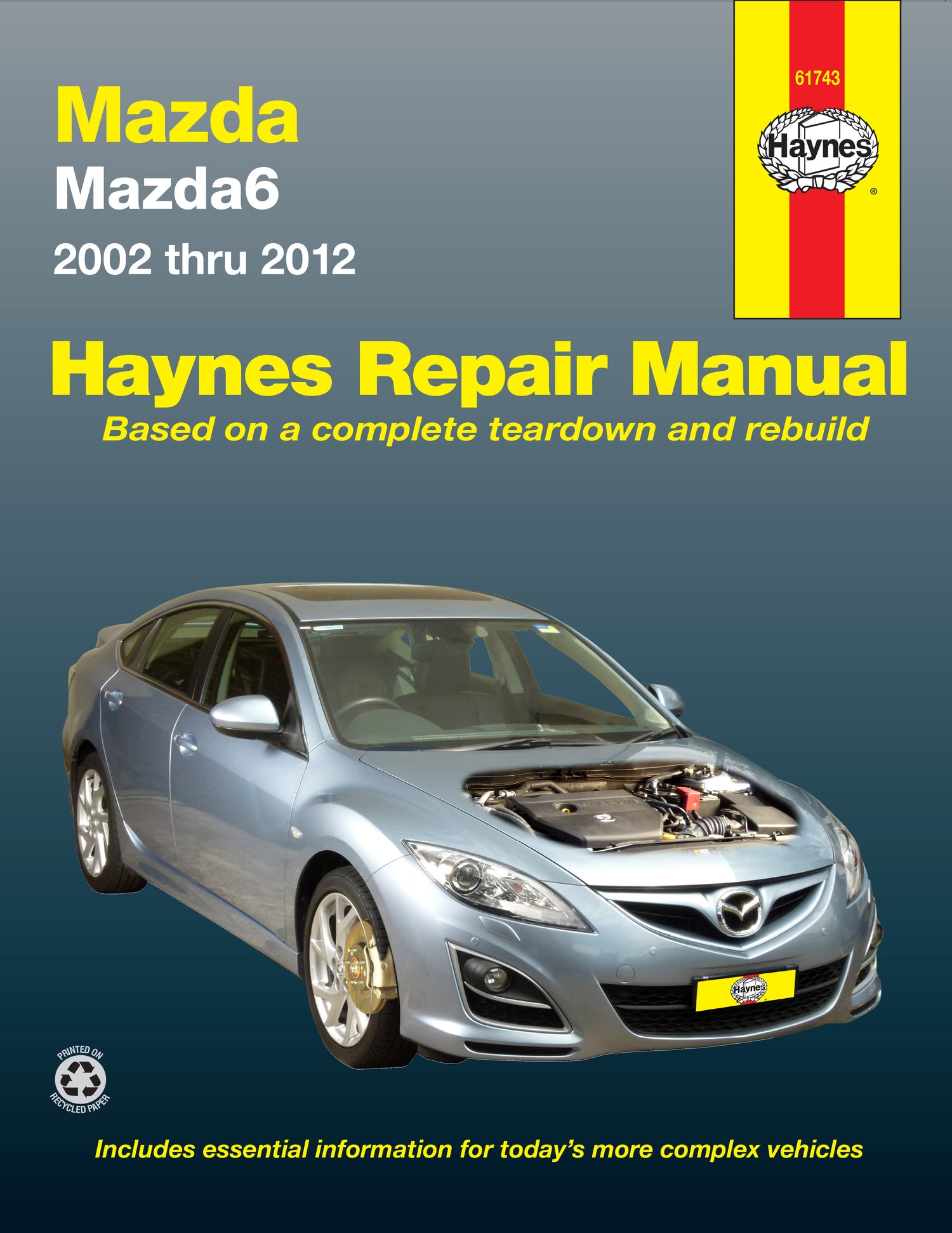 Mazda Mazda6 (02-12) Haynes Repair Manual