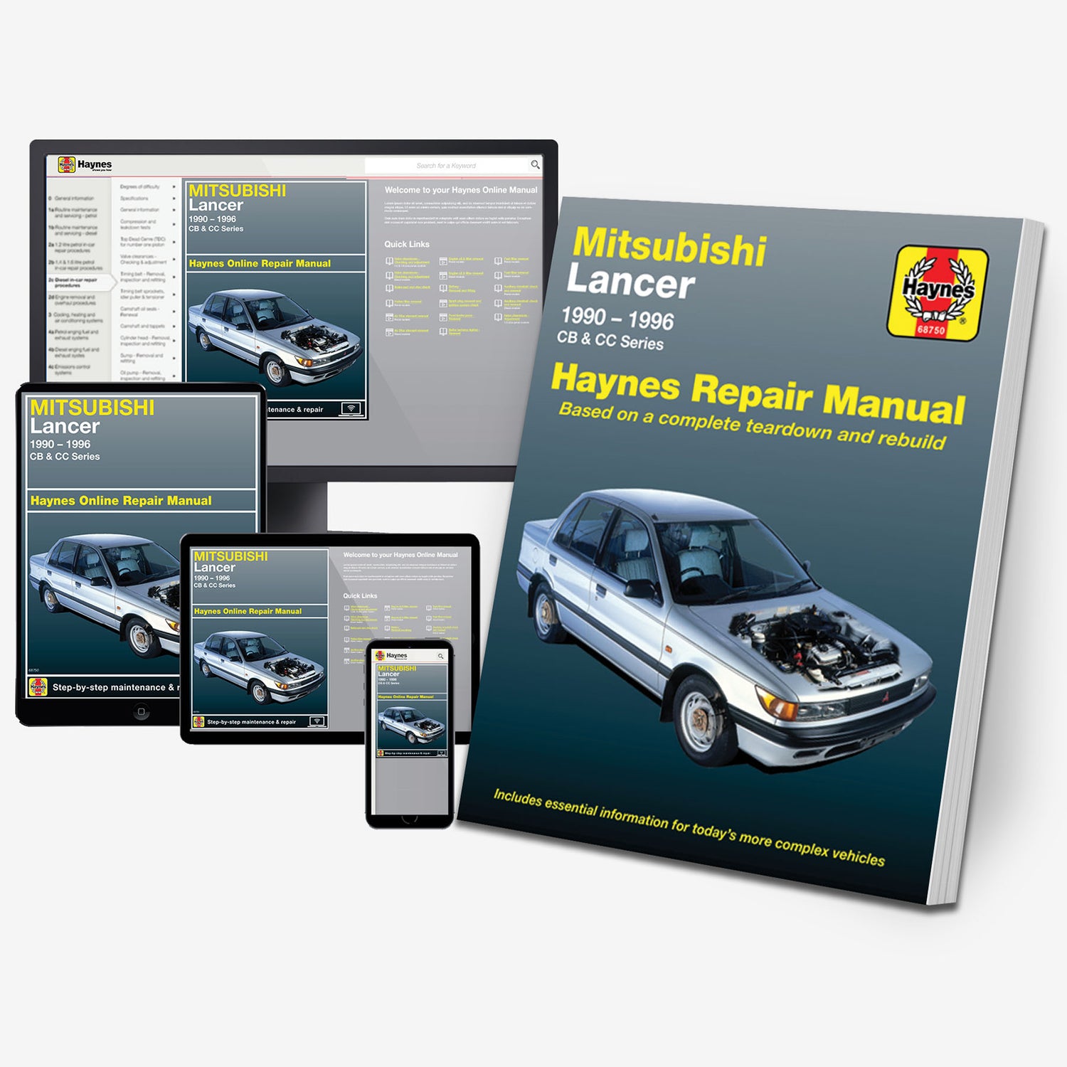 Mitsubishi Lancer (90-96) Haynes Repair Manual