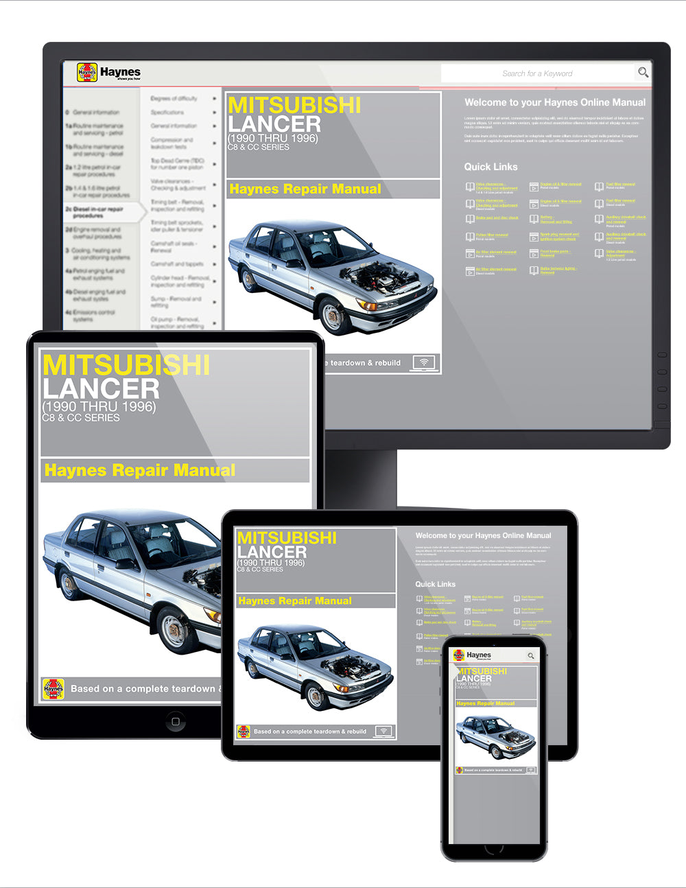 Mitsubishi Lancer (90-96) Haynes Repair Manual