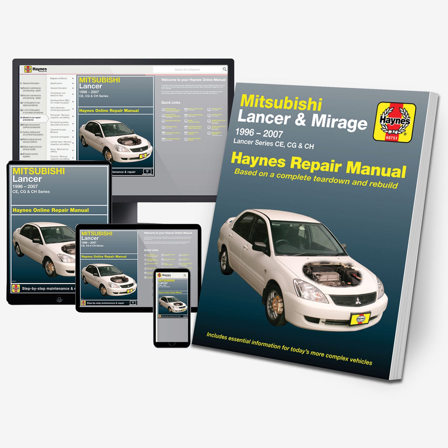 Mitsubishi Lancer (96-07) Haynes Repair Manual