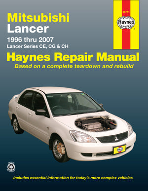 Mitsubishi Lancer Owners Workshop Manual