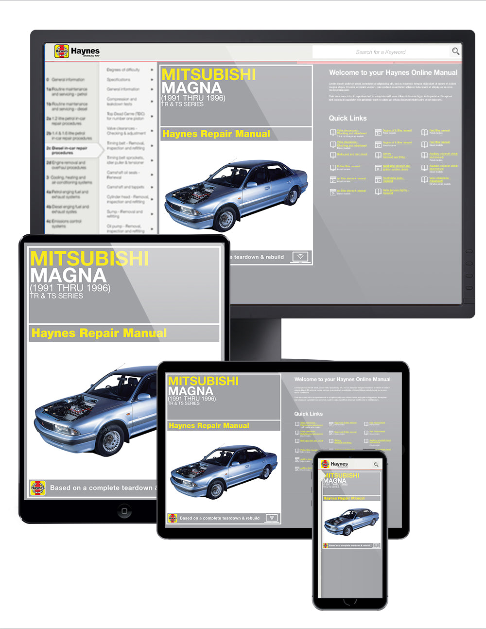 Mitsubishi Magna (91-96) Haynes Repair Manual