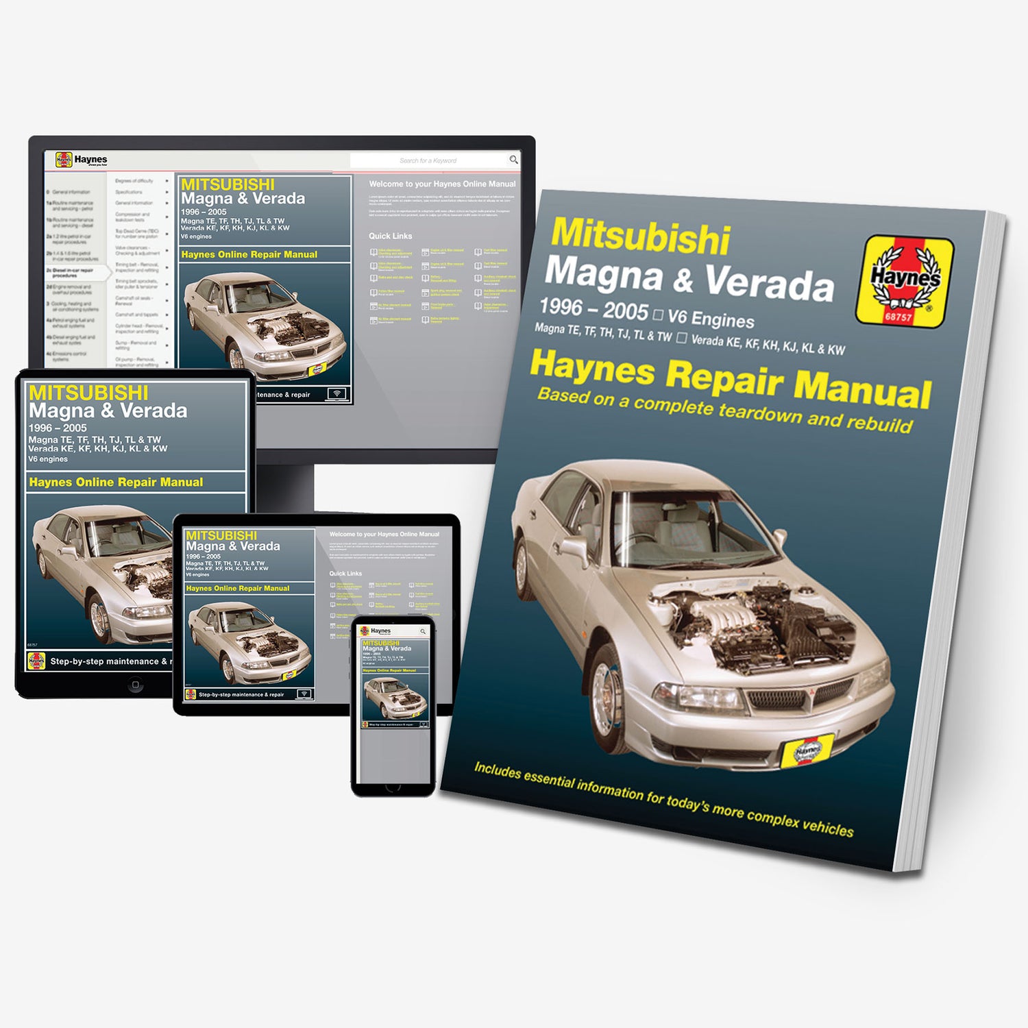 Mitsubishi Magna & Verada (96-05) Haynes Repair Manual