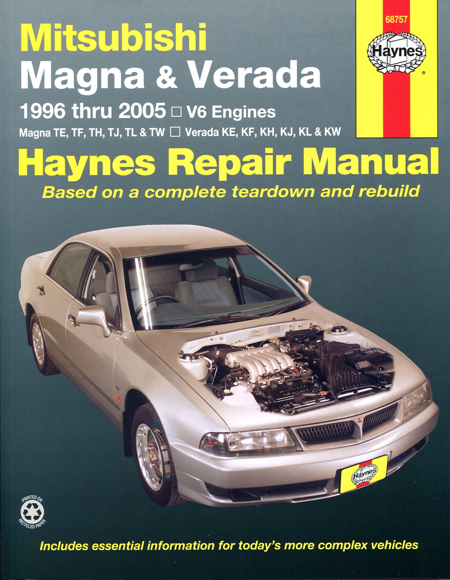Mitsubishi Magna & Verada (96-05) Haynes Repair Manual