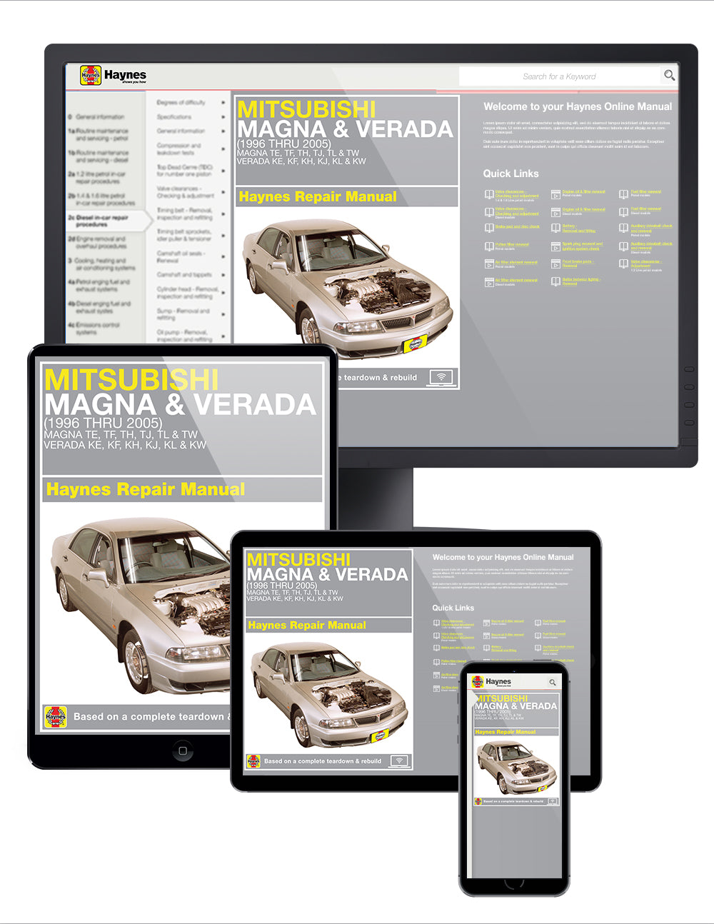 Mitsubishi Magna & Verada (96-05) Haynes Repair Manual