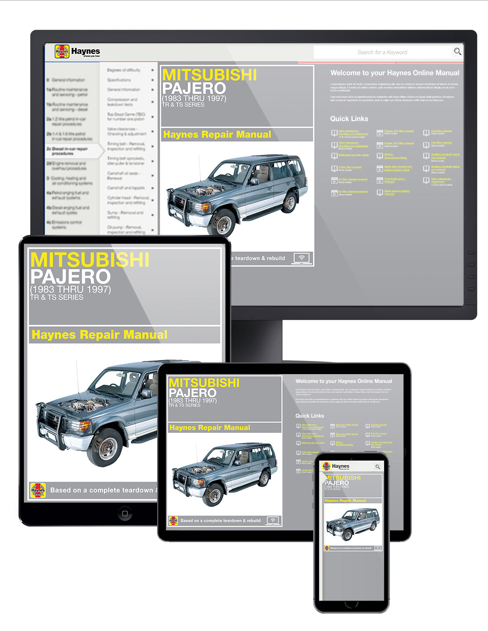 Mitsubishi Pajero (83-97) Haynes Repair Manual