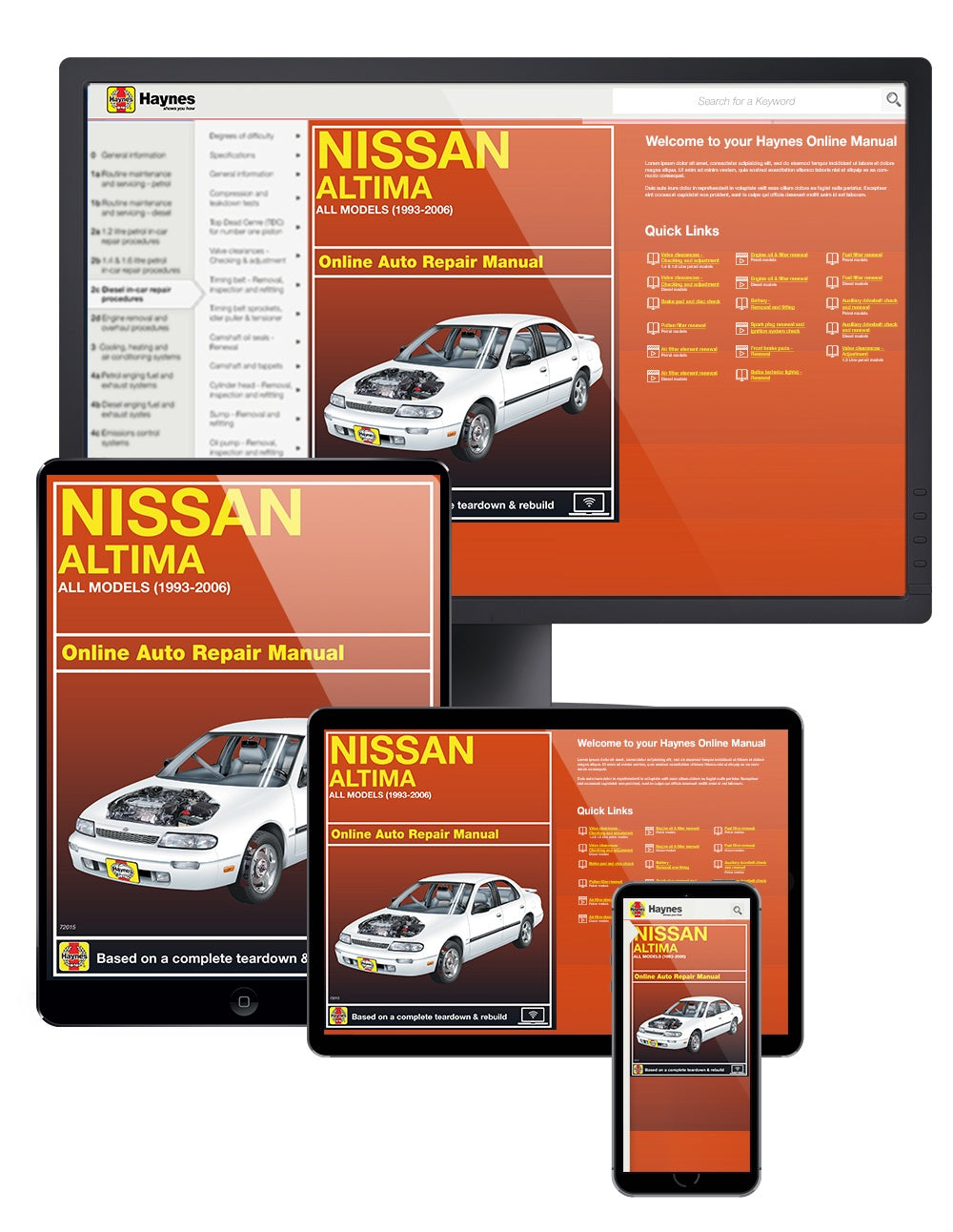Nissan Altima (1993-2006) for Altima Haynes Repair Manual (USA)