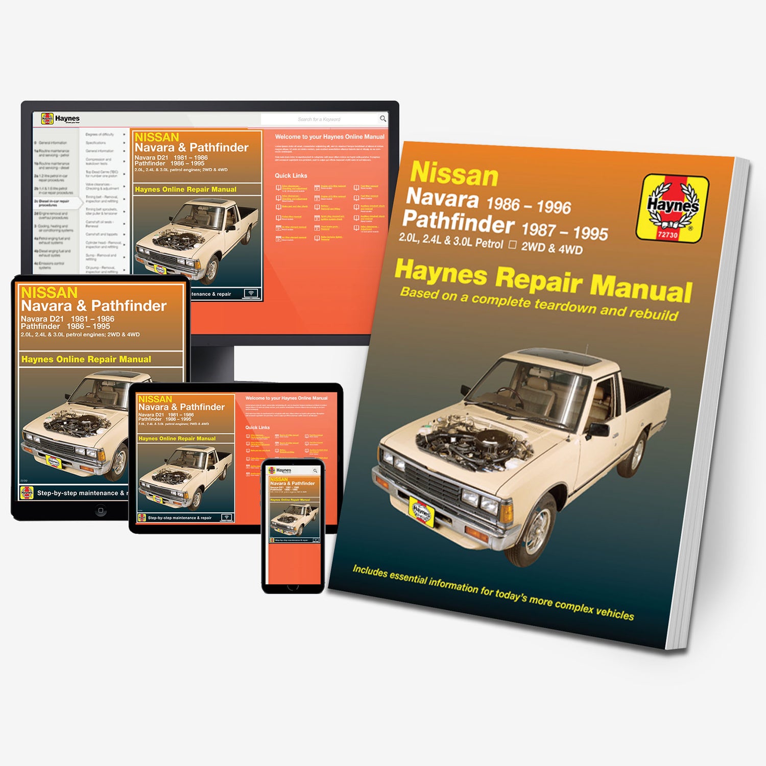 Nissan Navara (86-96) Nissan Pathfinder (87-95) Haynes Repair Manual