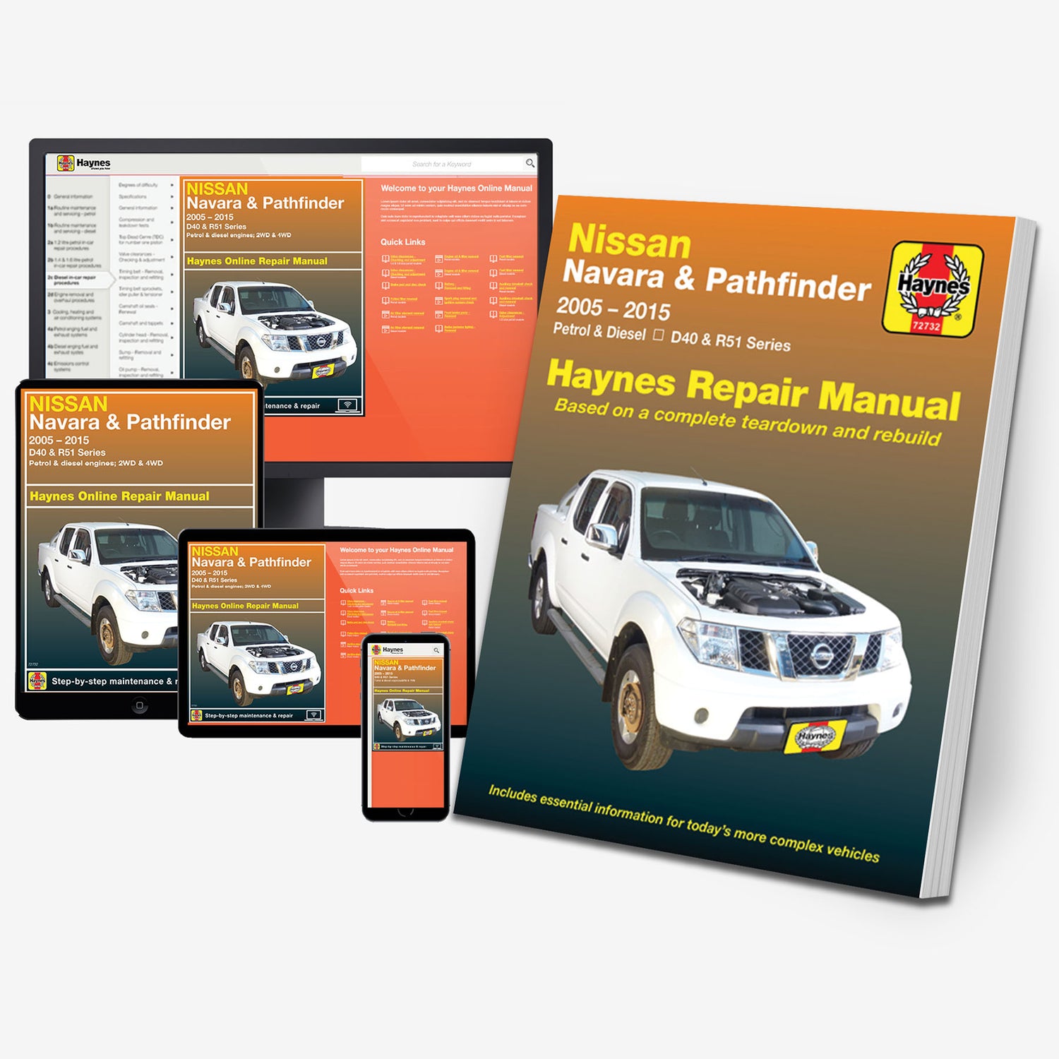 Nissan Navara & Nissan Pathfinder 2005-2015 Haynes Repair Manual