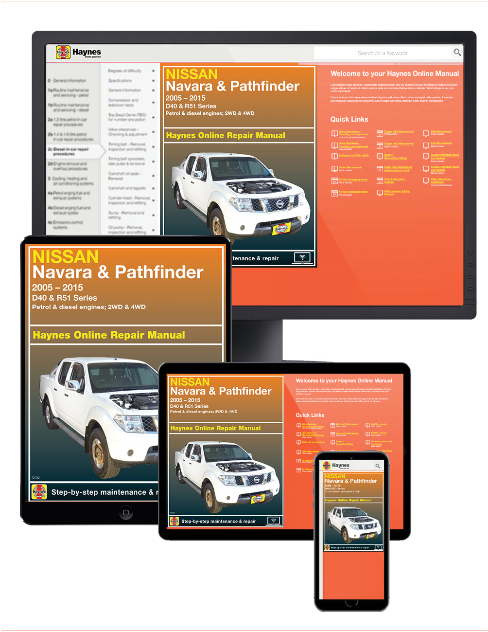 Nissan Navara & Nissan Pathfinder 2005-2015 Haynes Repair Manual