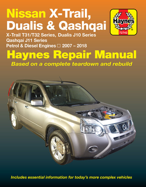 Nissan X-Trail / Dualis / Qashqai 2007-2018 Haynes Repair Manual