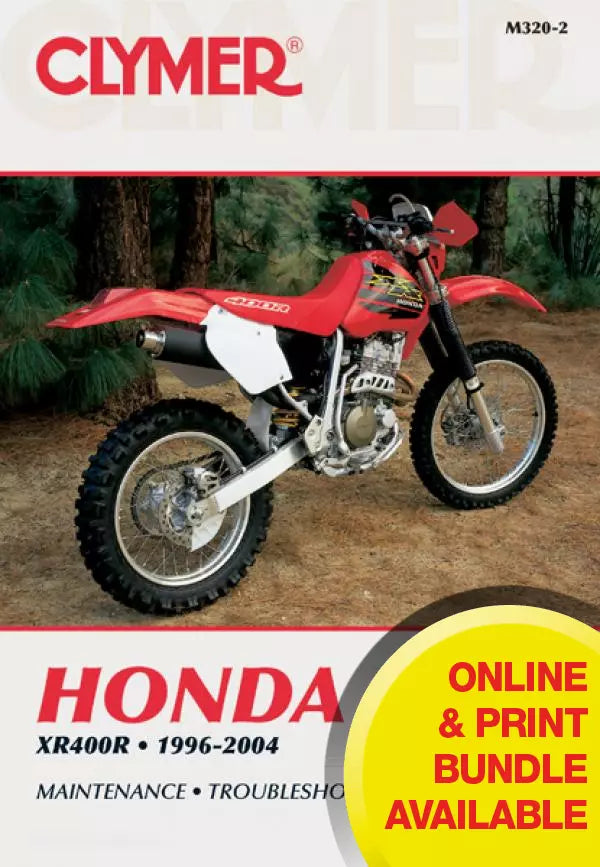 Honda XR400R Motorcycle (1996-2004) Service Repair Manual – Haynes