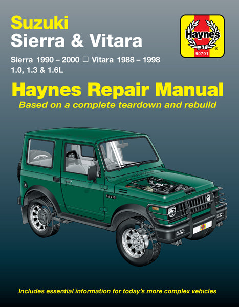Suzuki Sierra & Vitara 1988-2000 Haynes Repair Manual