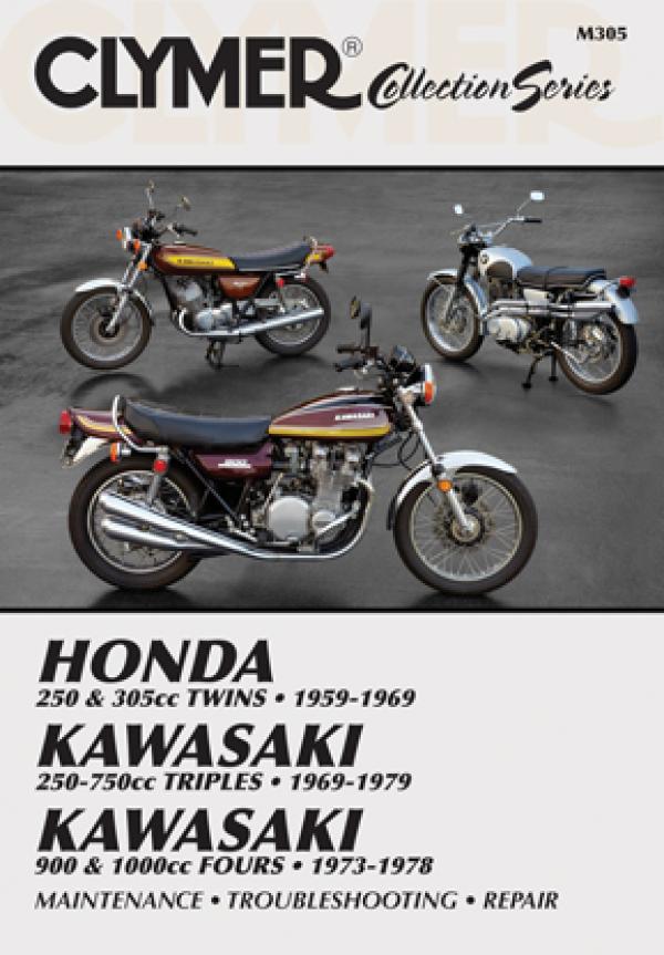 Vintage Honda & Kawasaki Street Bike Service Repair Manual