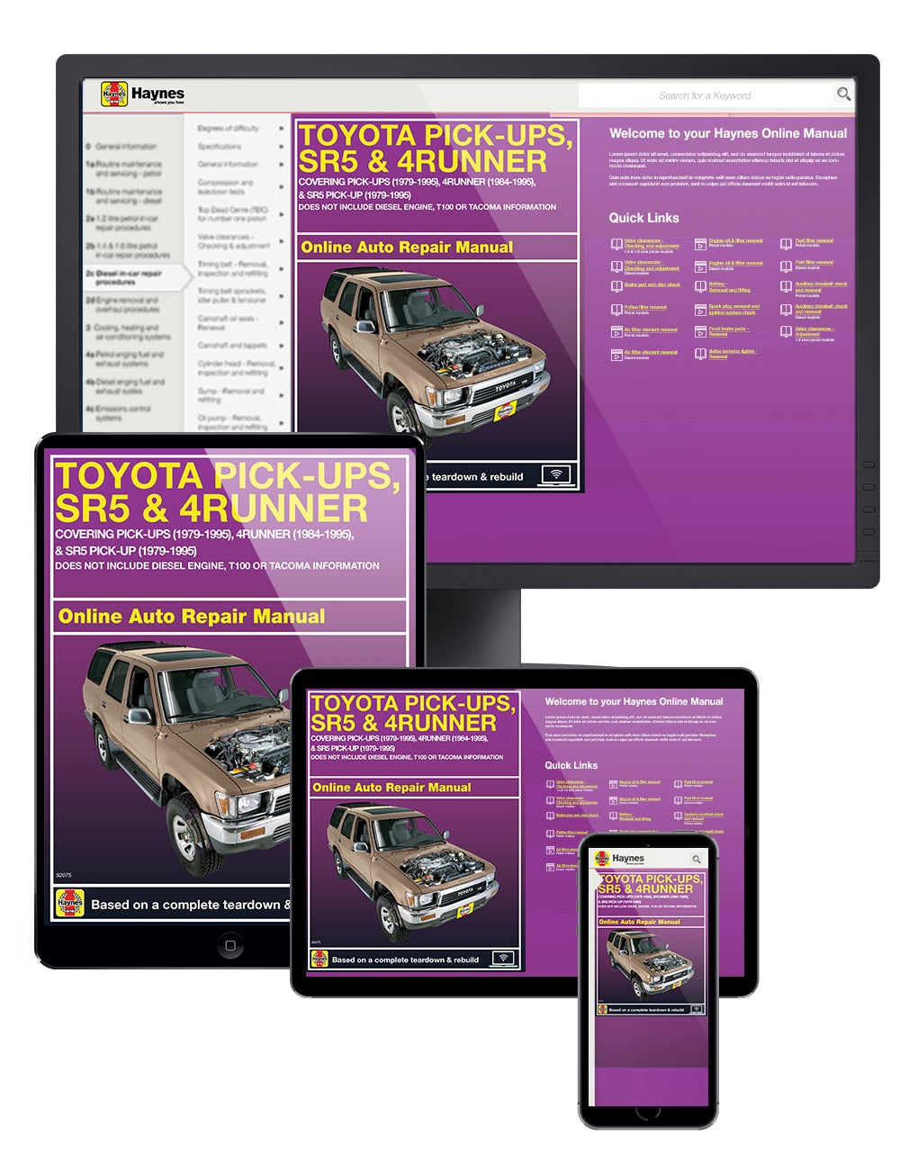 Toyota pick-ups (1979-1995), 4Runner (1984-1995) & SR5 Pick-up (1979-1995) Haynes Repair Manual (USA)