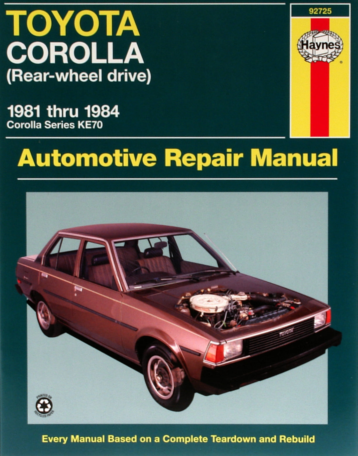 Toyota Corolla (81-84) Haynes Repair Manual