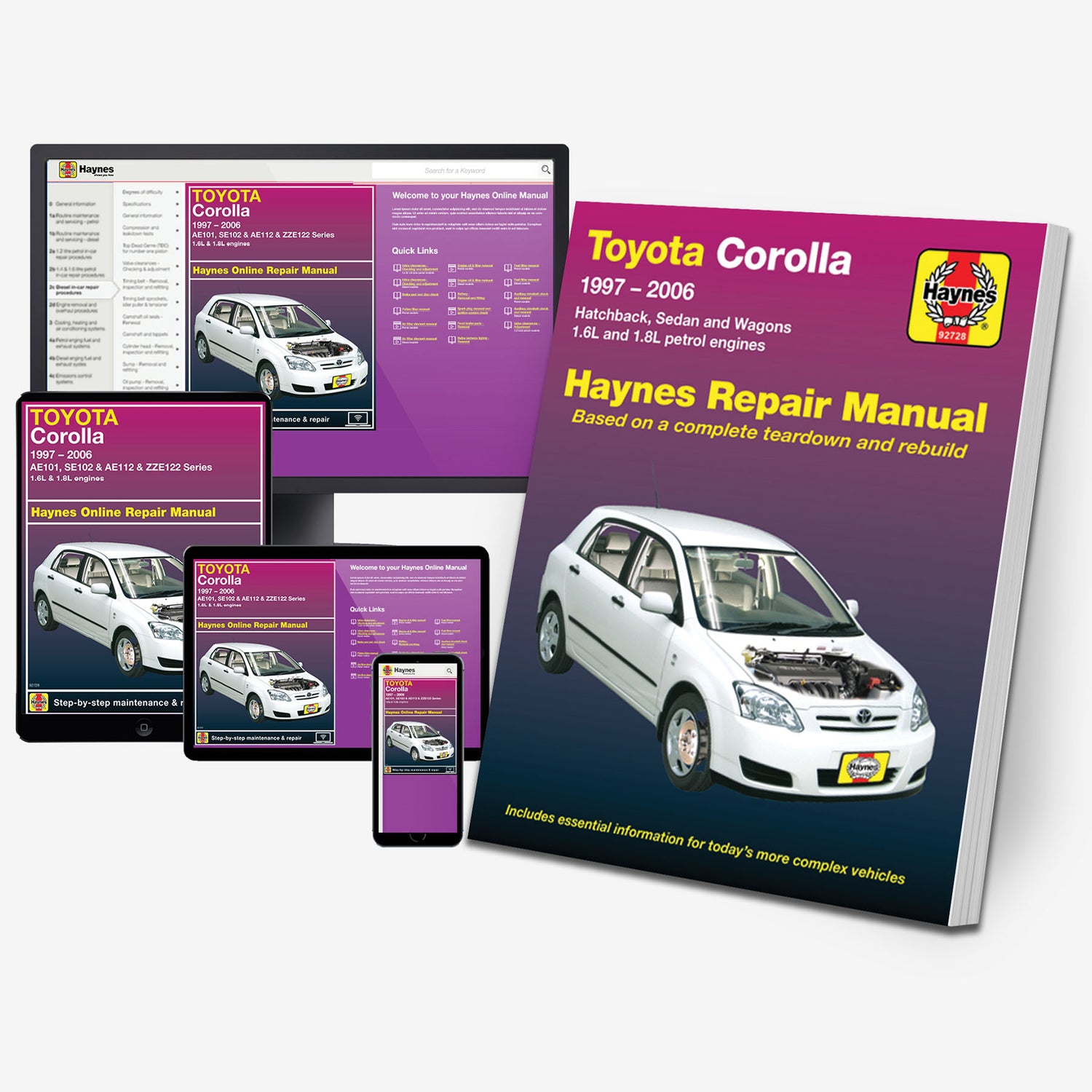 Toyota Corolla (97-06) Haynes Repair Manual