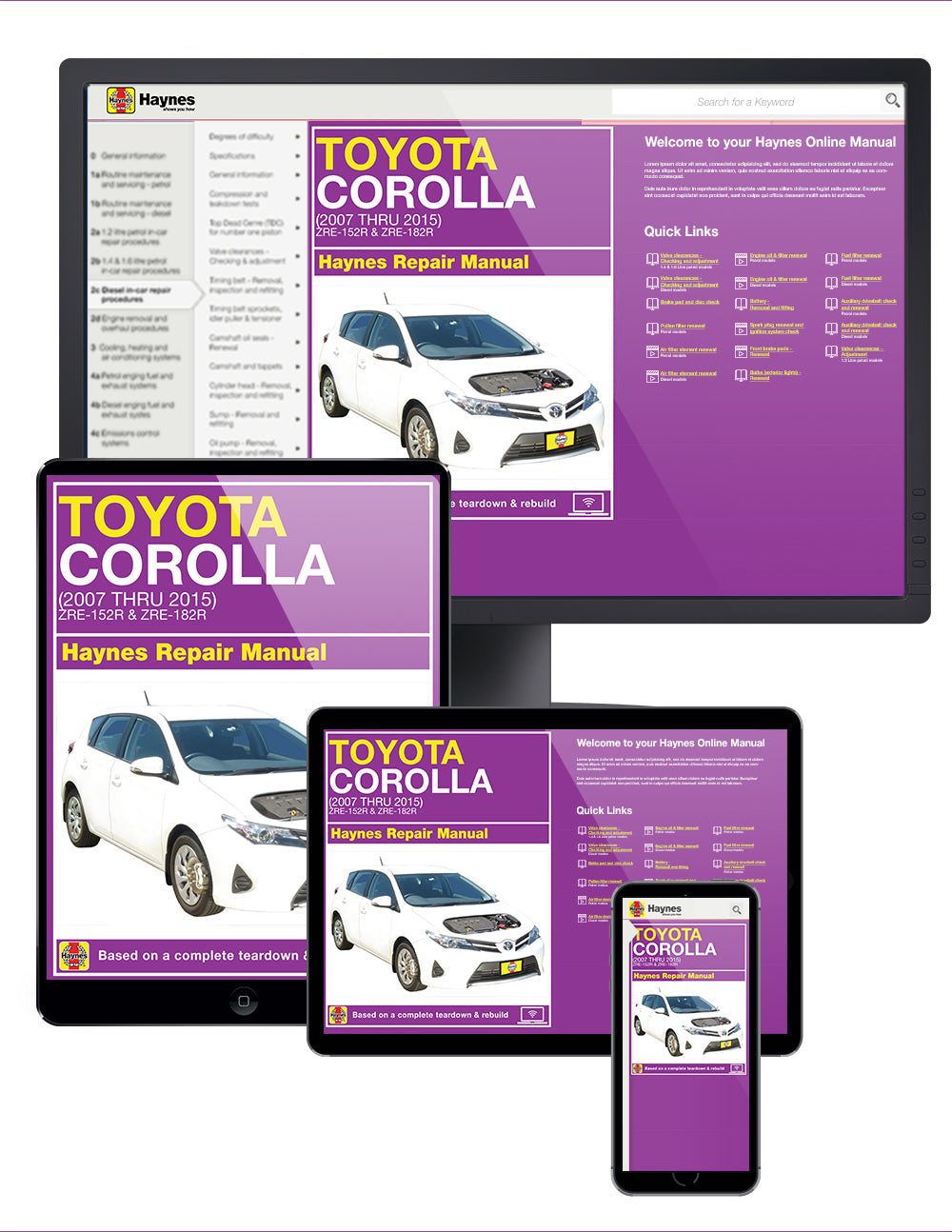 Toyota Corolla (07-15) Haynes Repair Manual