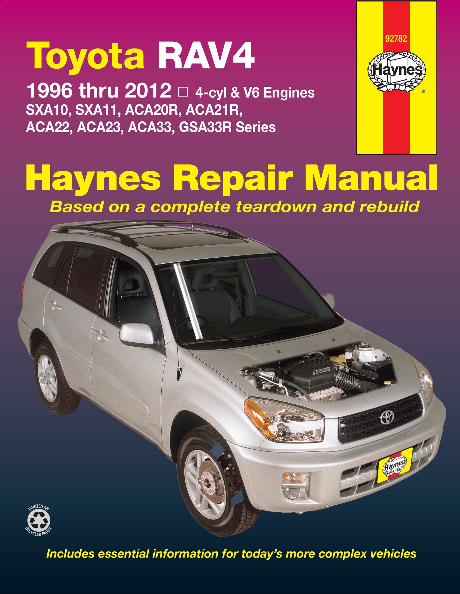Toyota RAV4 (94-12) Haynes Repair Manual