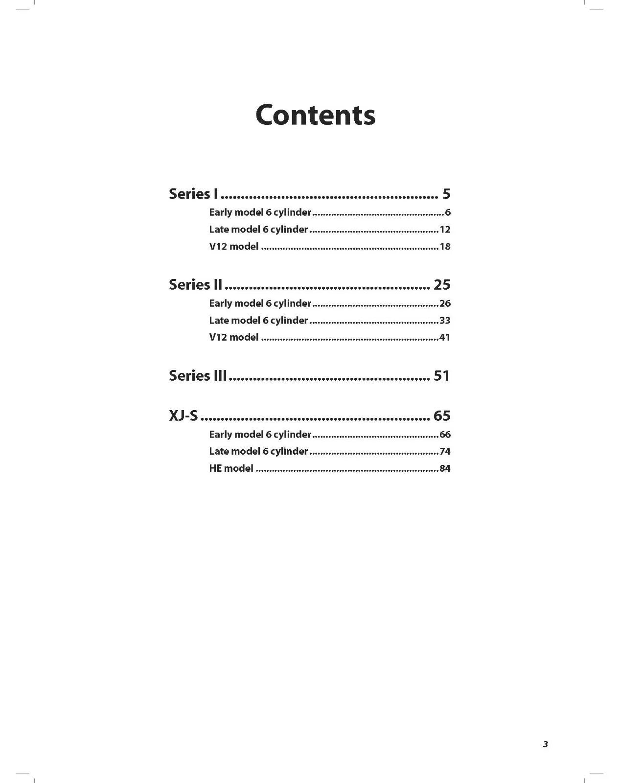 Jaguar XJ6 XJ12 Series 1, 2 & 3 & XJS Wiring Diagrams