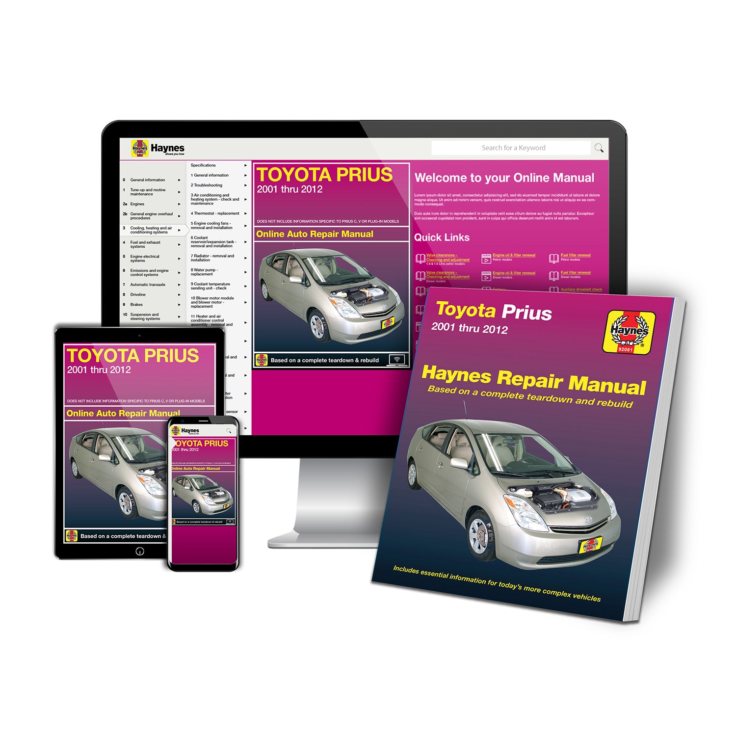 Toyota Prius (01-12) Haynes Repair Manual