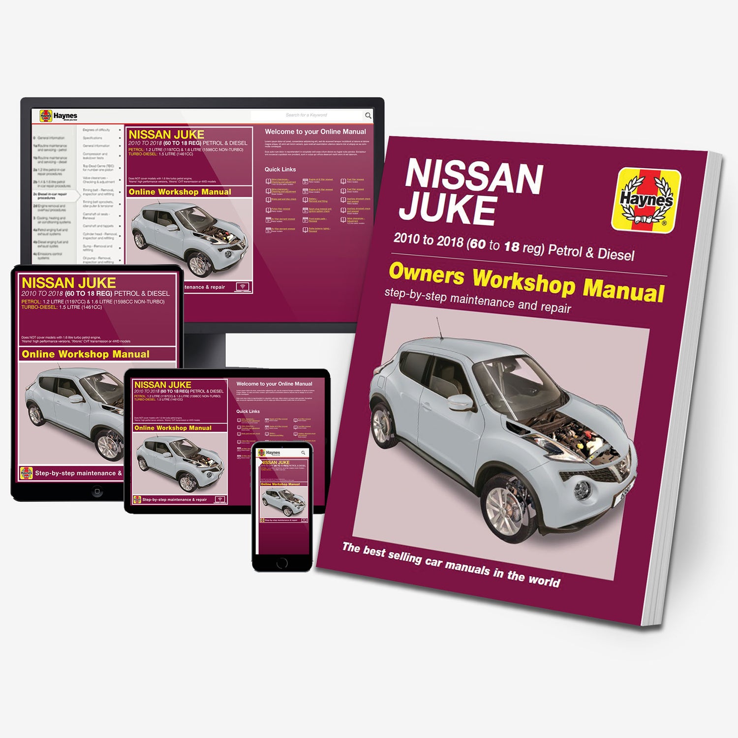Nissan Juke (10 - 18) Haynes Repair Manual