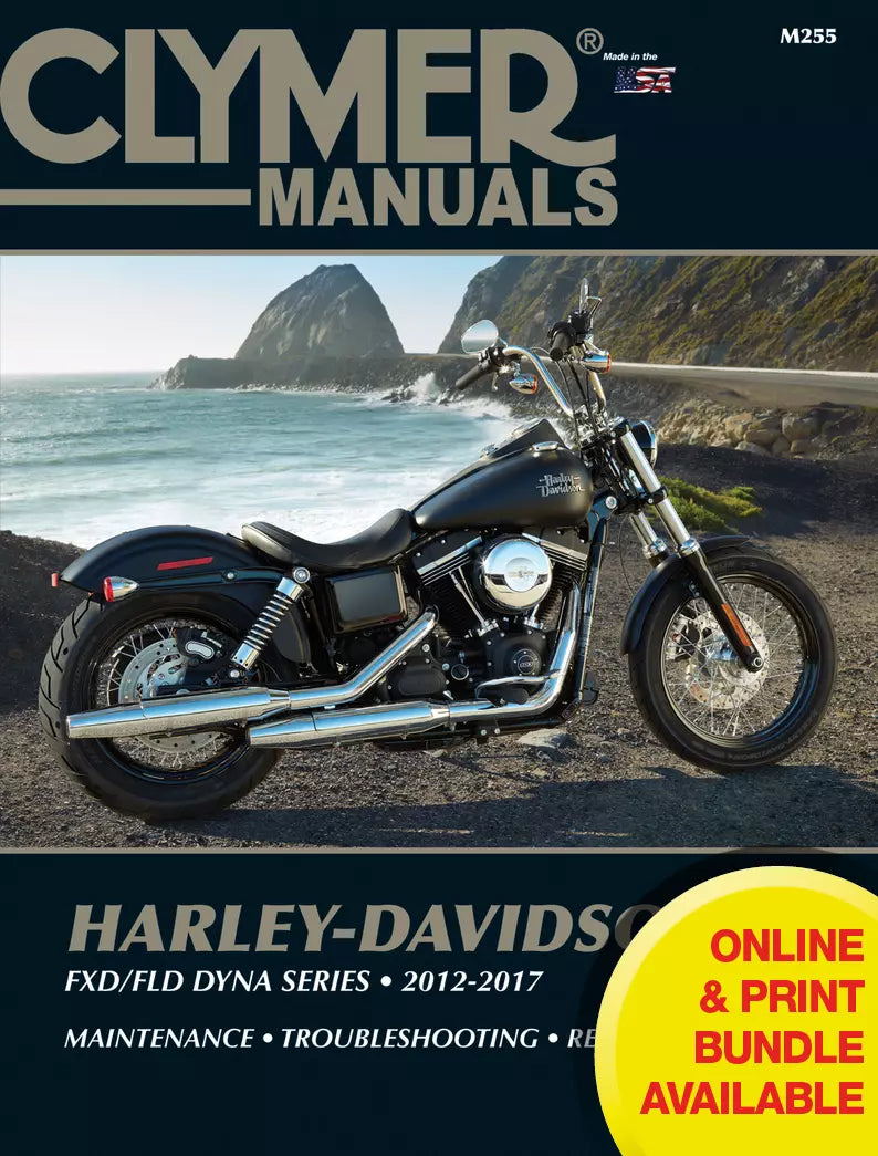 Harley-Davidson FXD/FLD Dyna Series 2012-2017 Clymer Repair Manual