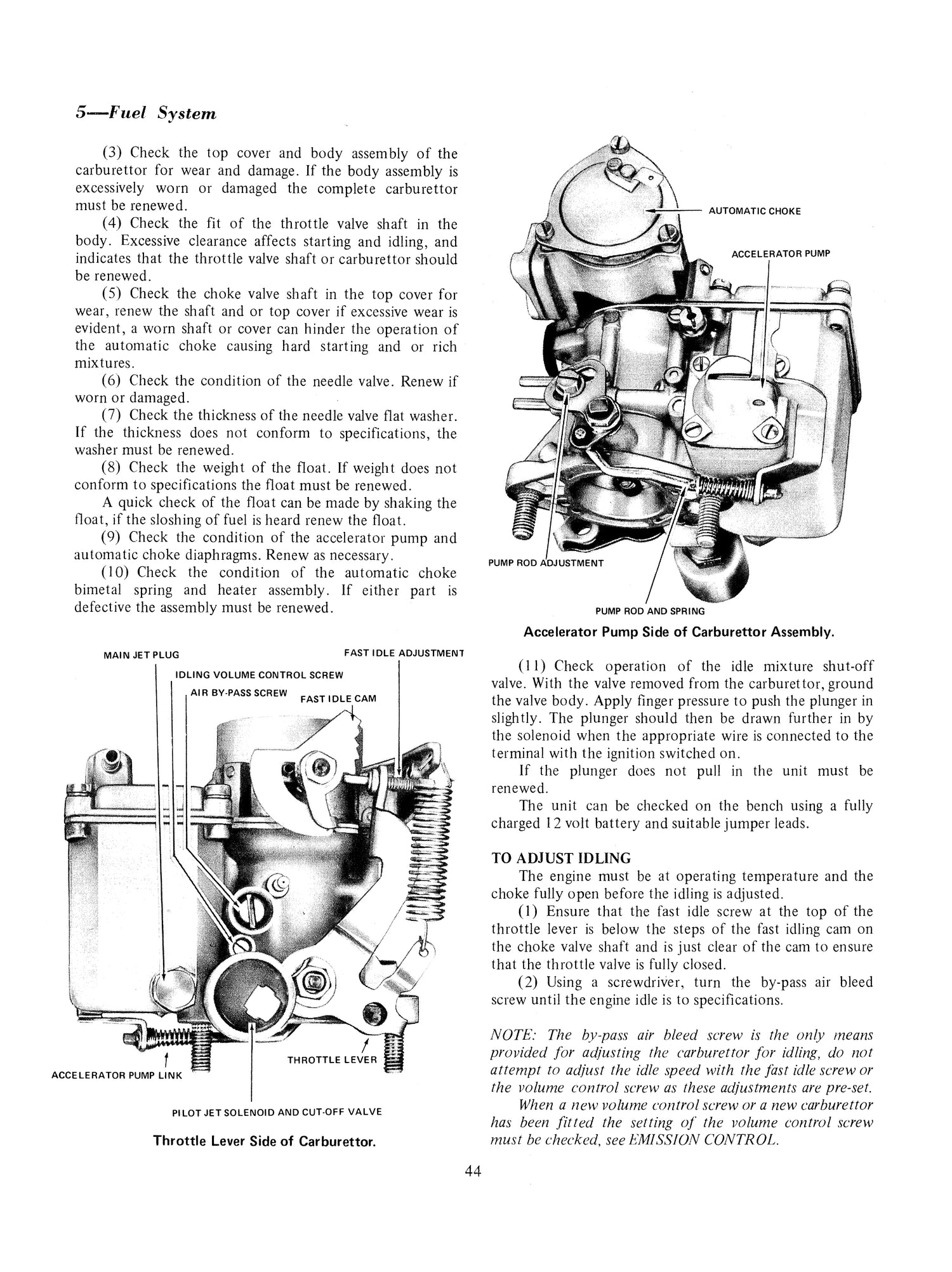 Volkswagen Superbug (71 - 75) Gregory's Repair Manual