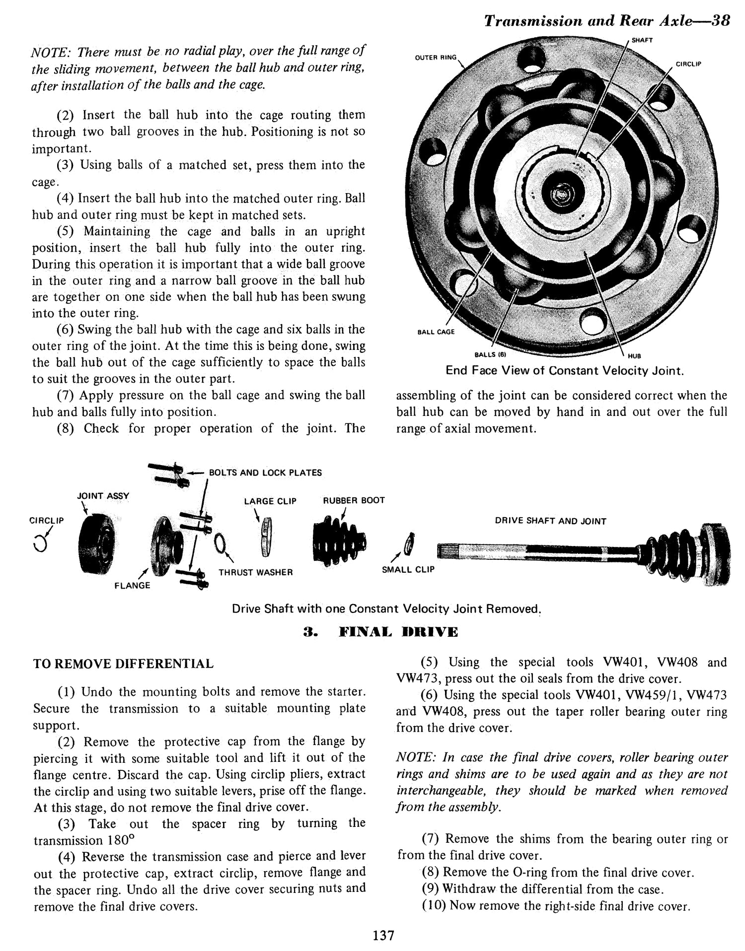 Volkswagen Beetle (54 - 71) Gregory's Repair Manual