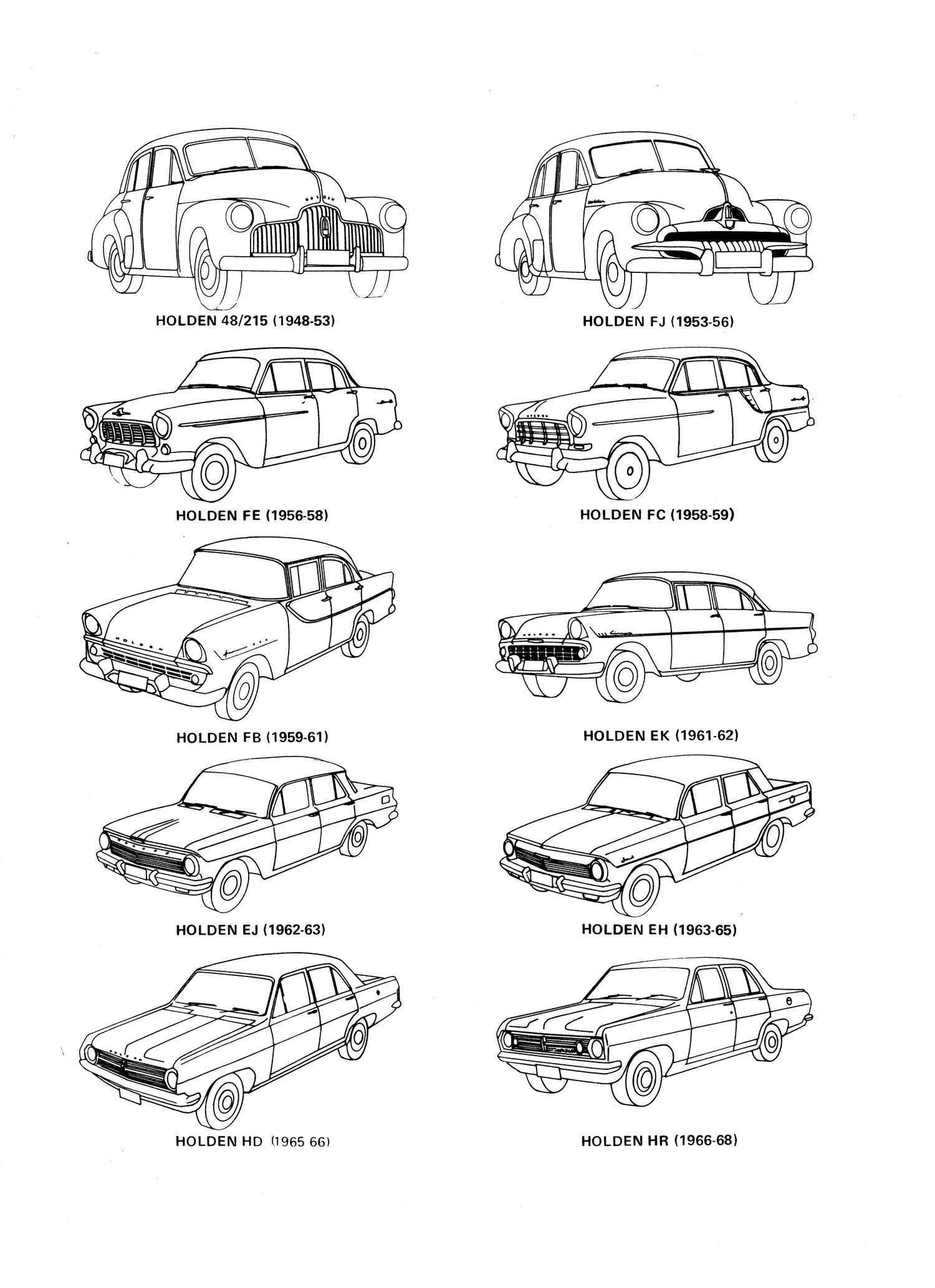 Holden Special and Premier (48 - 68) Gregory's Repair Manual