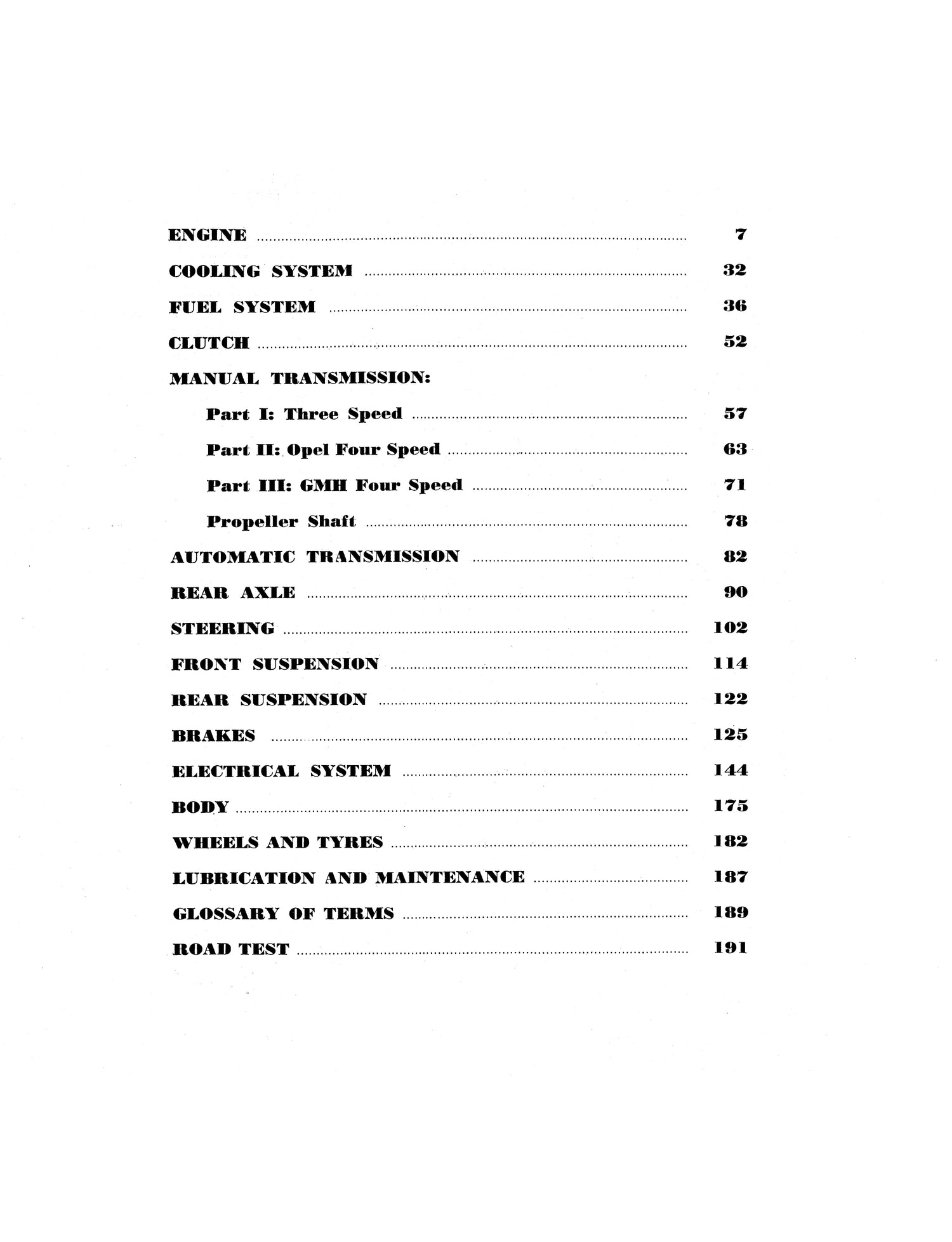 Holden Torana (69 - 74) Gregory's Repair Manual