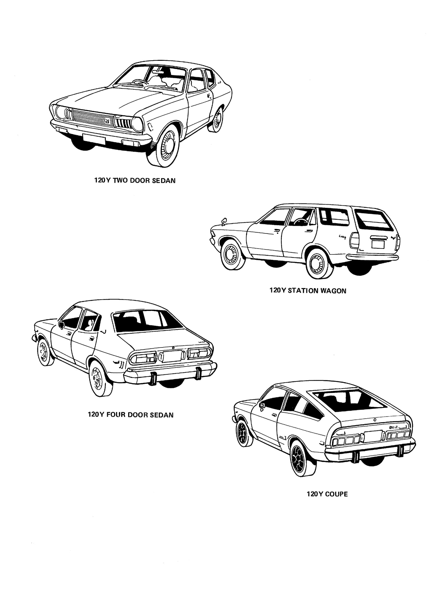 Datsun 120Y (74 - 79) Gregory's Repair Manual