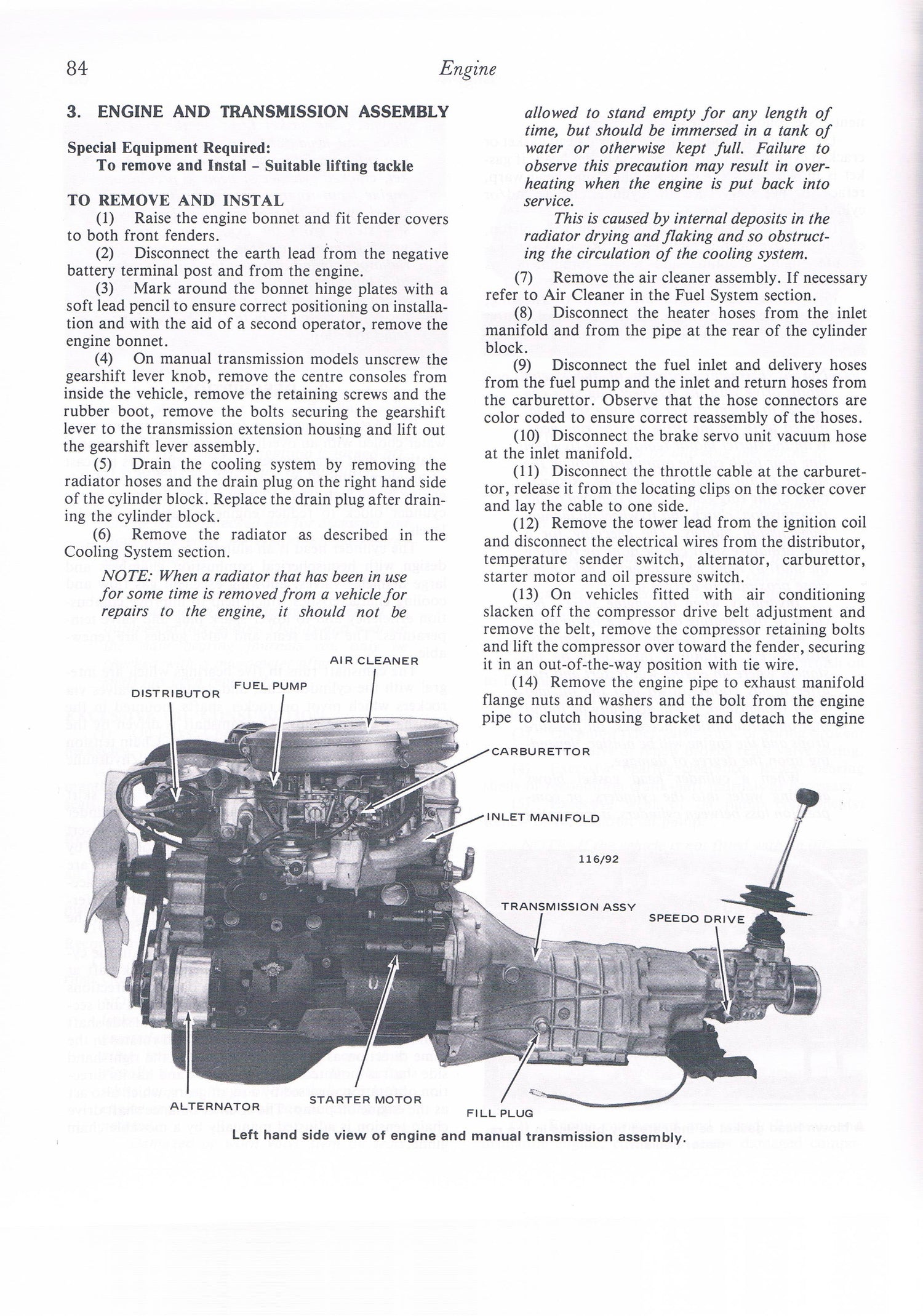 Chrysler Sigma (78 - 80) Gregory's Repair Manual