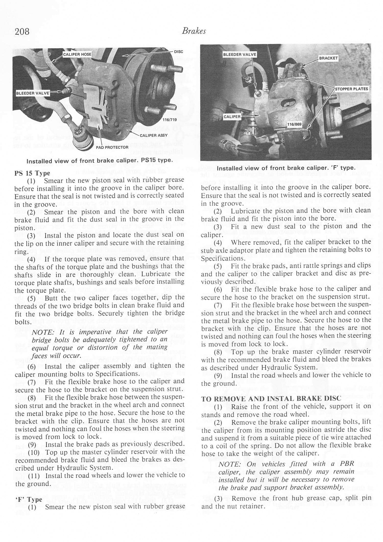 Chrysler Sigma (78 - 80) Gregory's Repair Manual