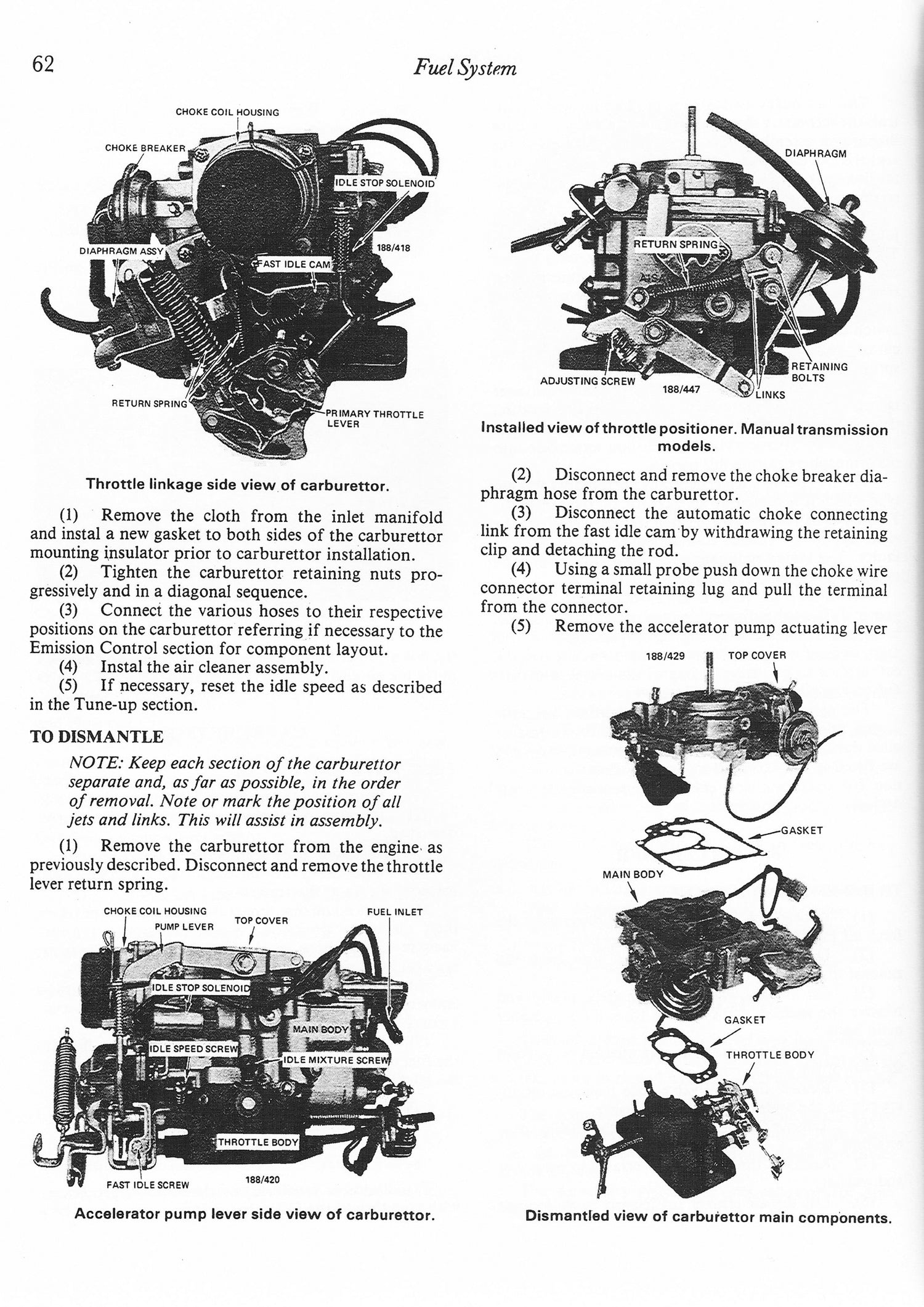 Holden Gemini (77 - 79) Gregory's Repair Manual