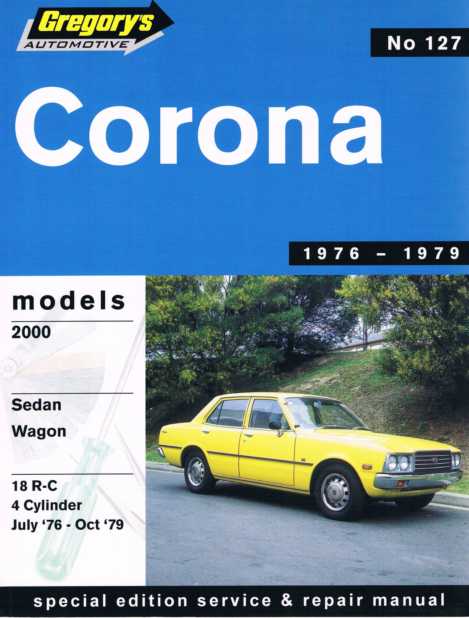 Toyota Corona (76 - 79) Gregory's Repair Manual