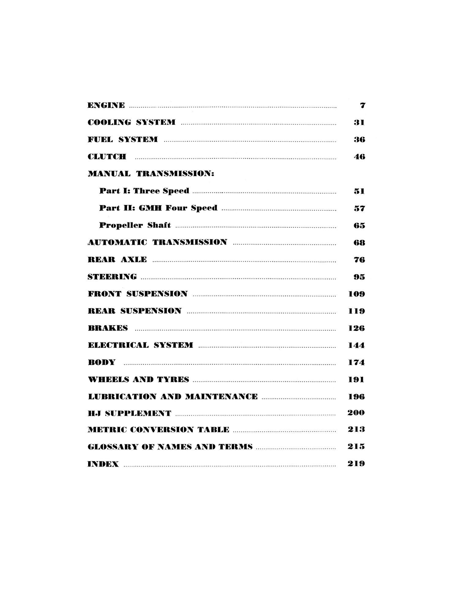 Holden Belmont, Kingswood, Monaro, Premier, Statesman, 6 Cylinder, (71 - 76) Gregory's Repair Manual