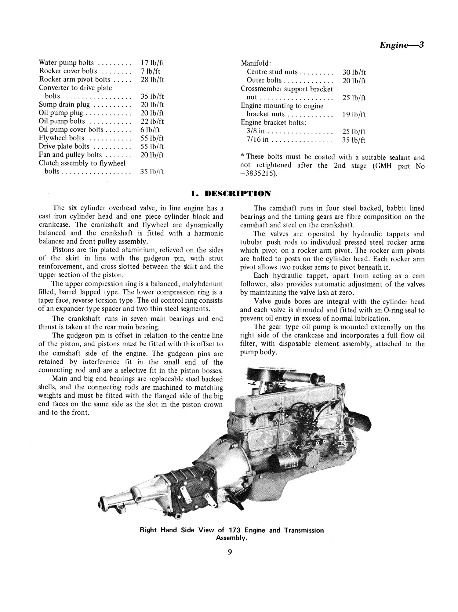 Holden Belmont, Kingswood, Monaro, Premier, Statesman, 6 Cylinder, (71 - 76) Gregory's Repair Manual