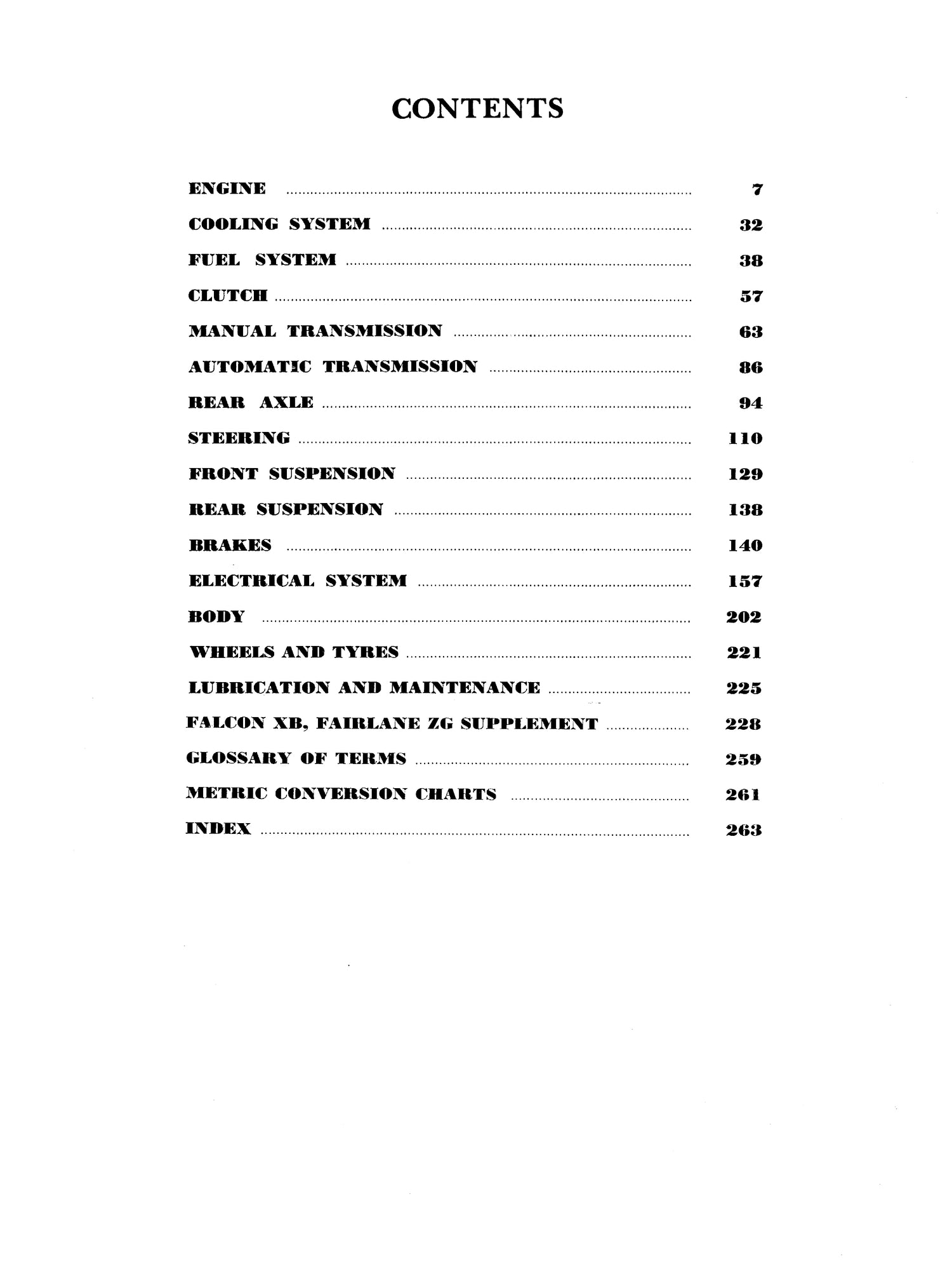 Ford Falcon and Fairlane 6 Cyl (70 - 76) Gregory's Repair Manual