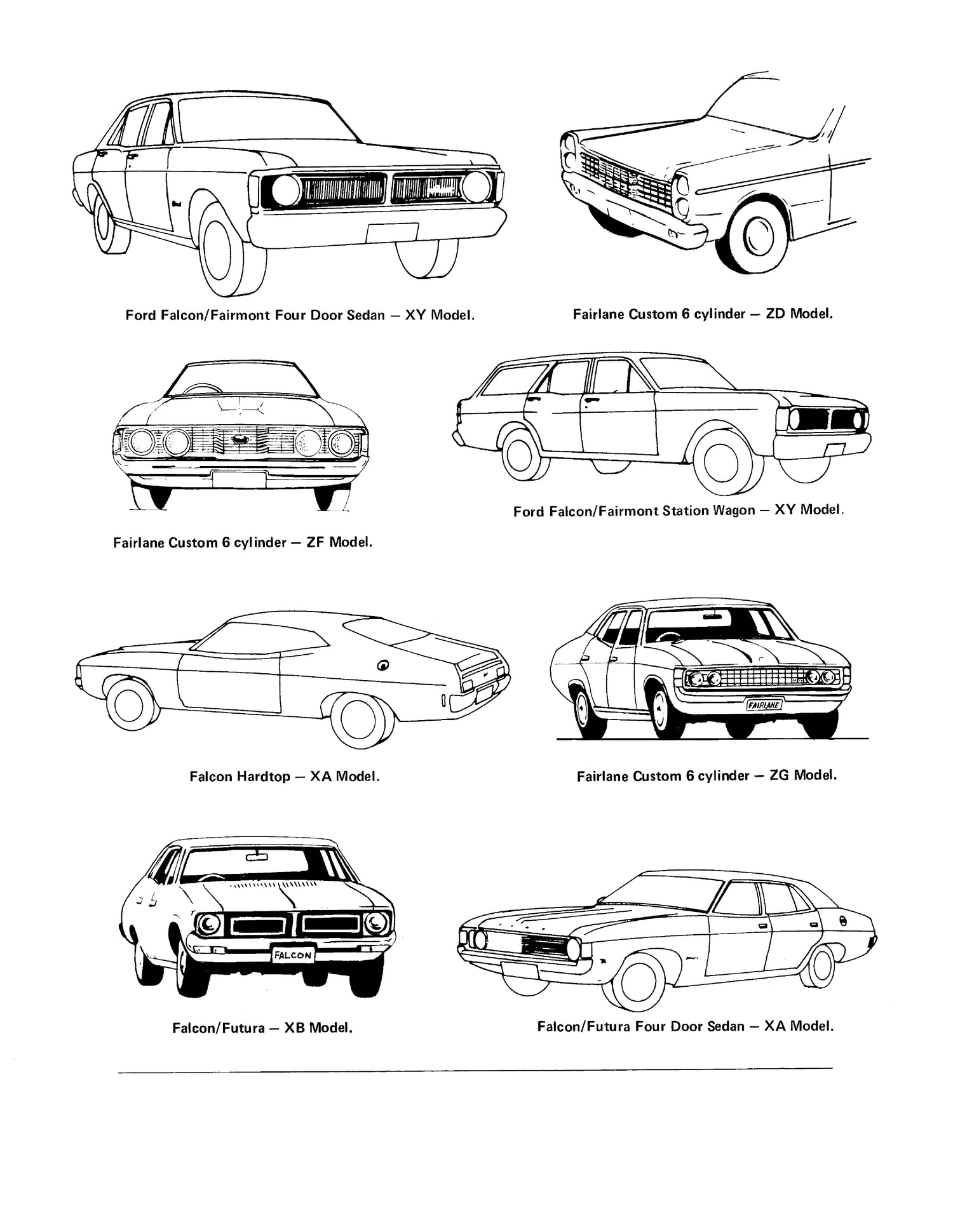 Ford Falcon and Fairlane 6 Cyl (70 - 76) Gregory's Repair Manual