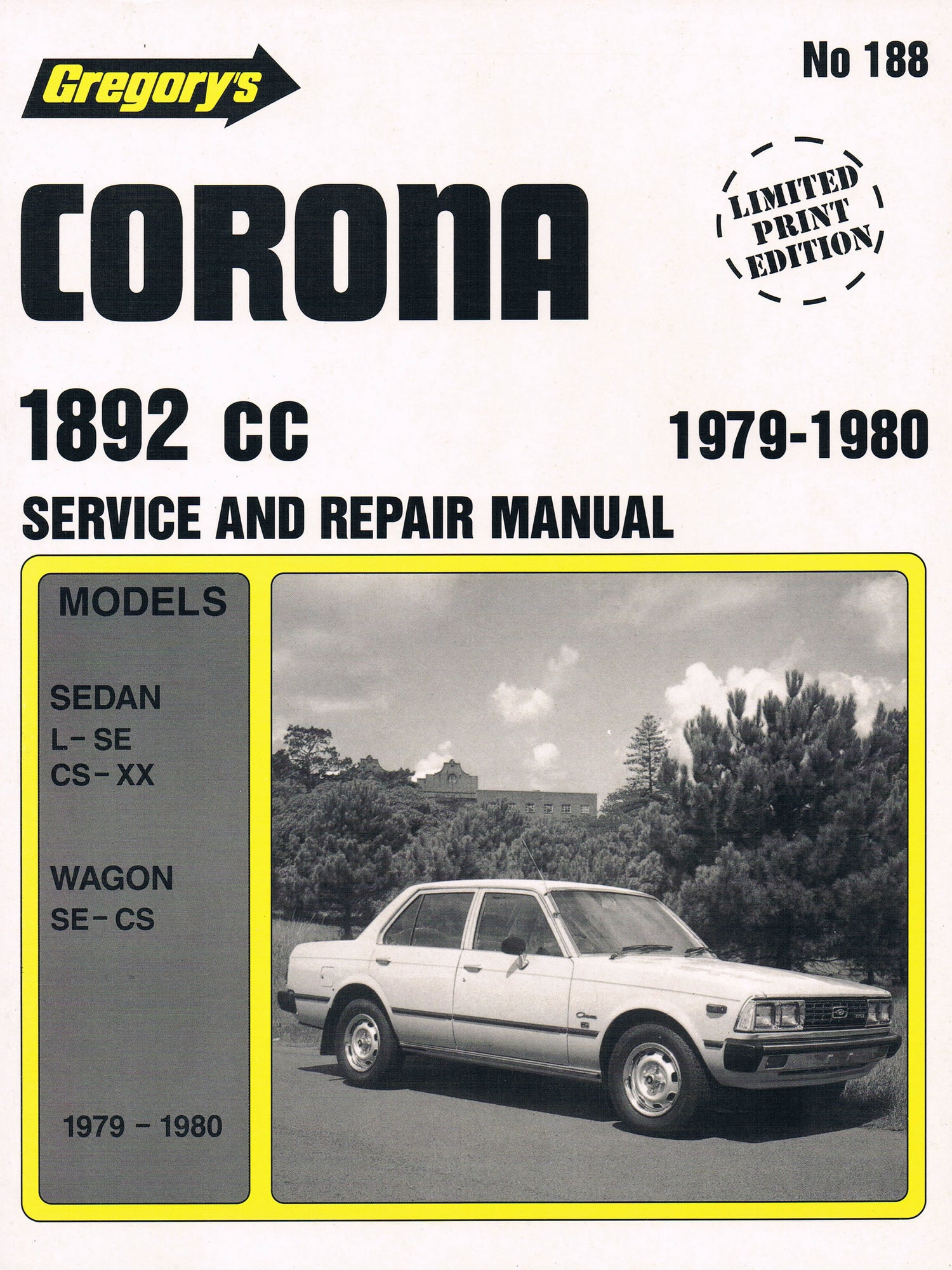 Toyota Corona (79 - 80) Gregory's Repair Manual