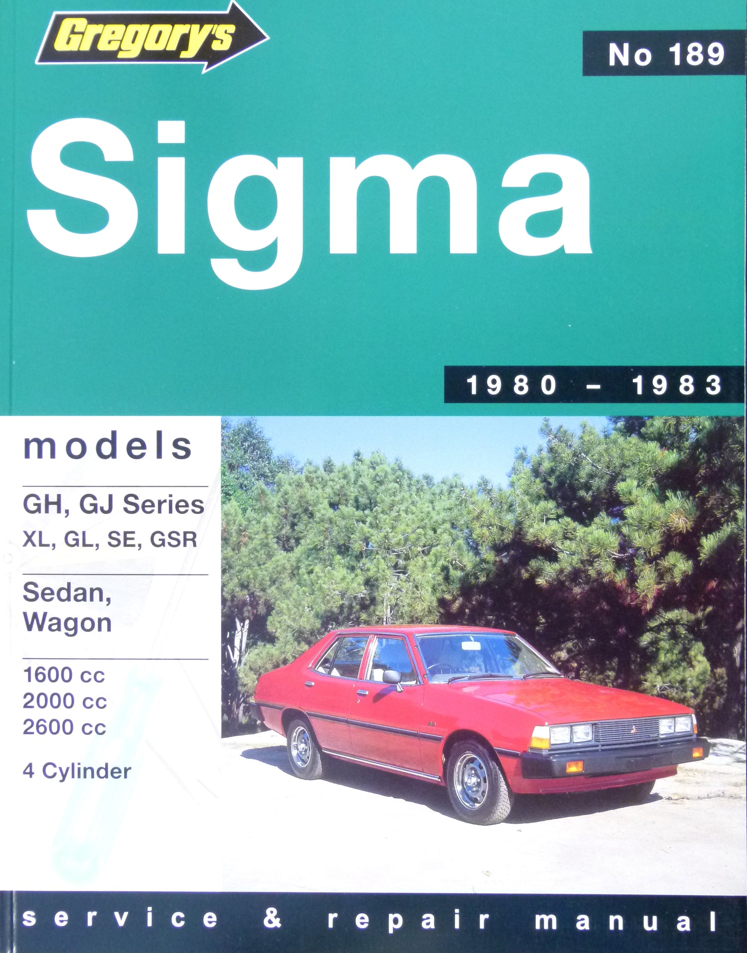 Mitsubishi Sigma (80 - 83) Gregory's Repair Manual