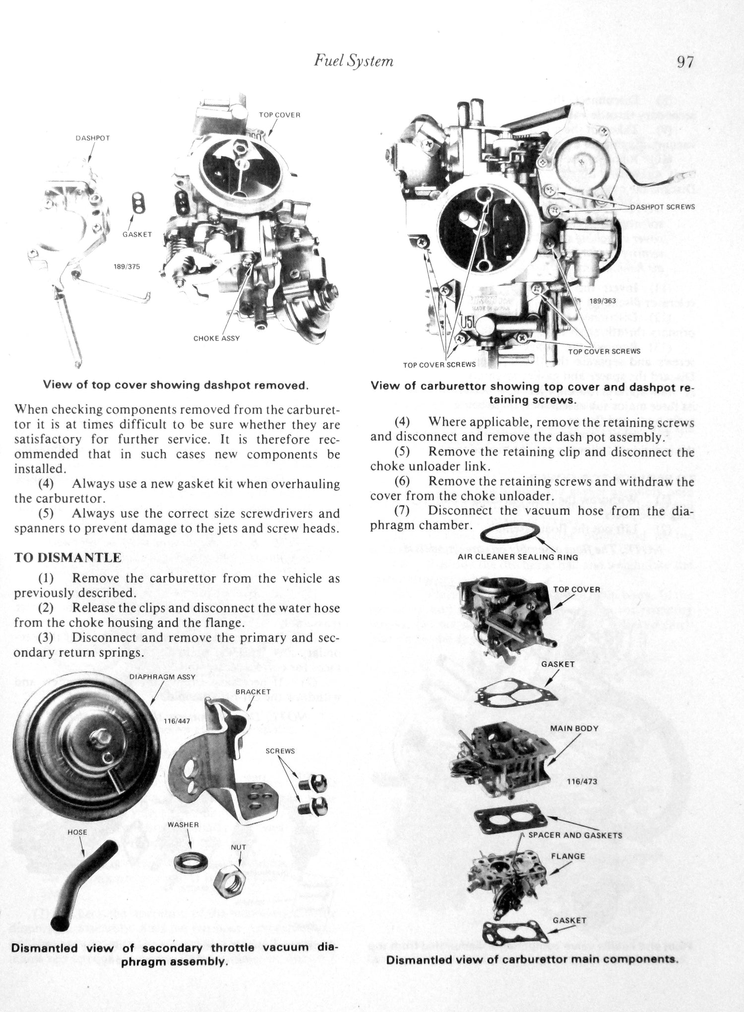 Mitsubishi Sigma (80 - 83) Gregory's Repair Manual