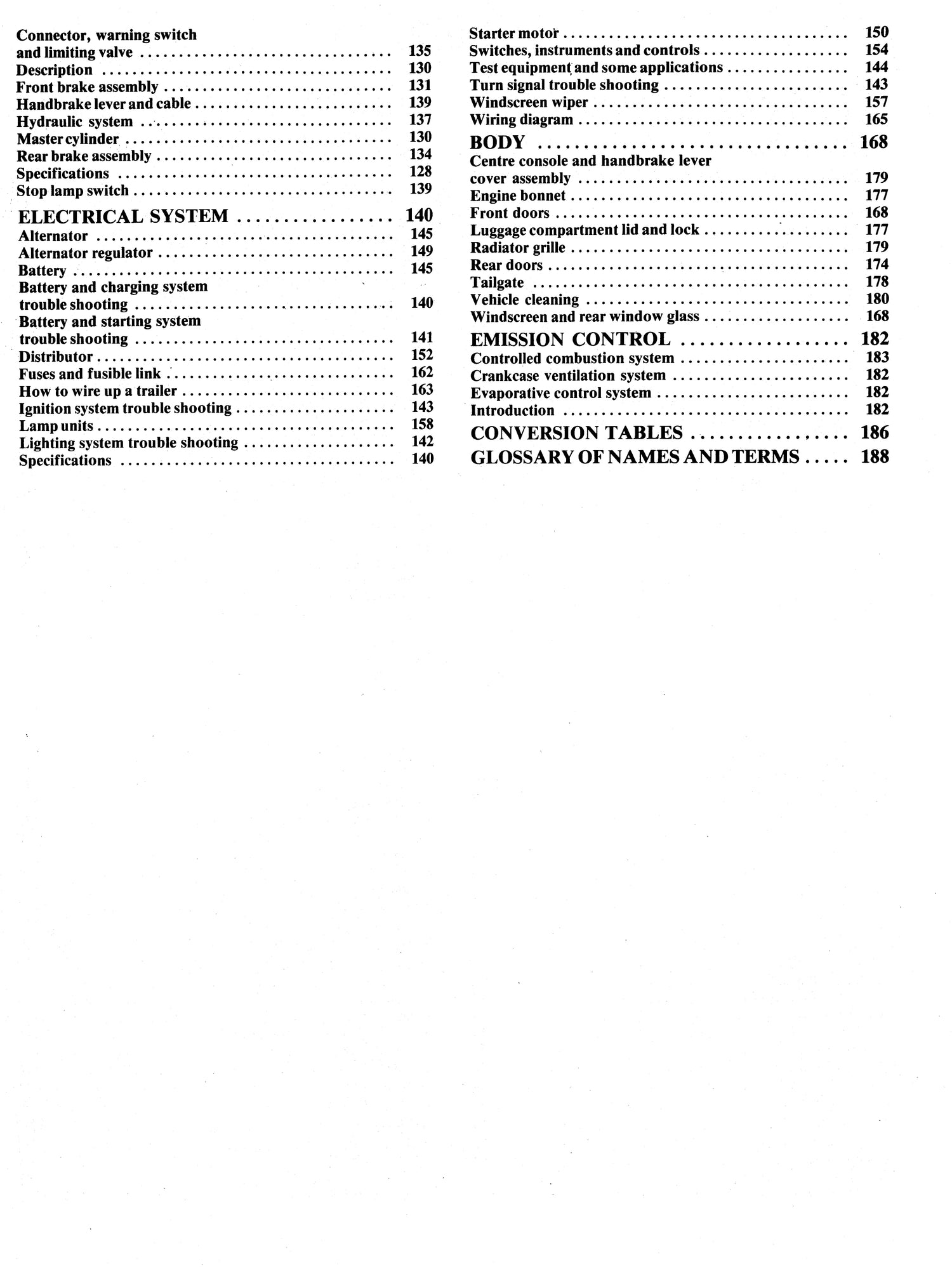 Holden Gemini (79 - 82) Gregory's Repair Manual