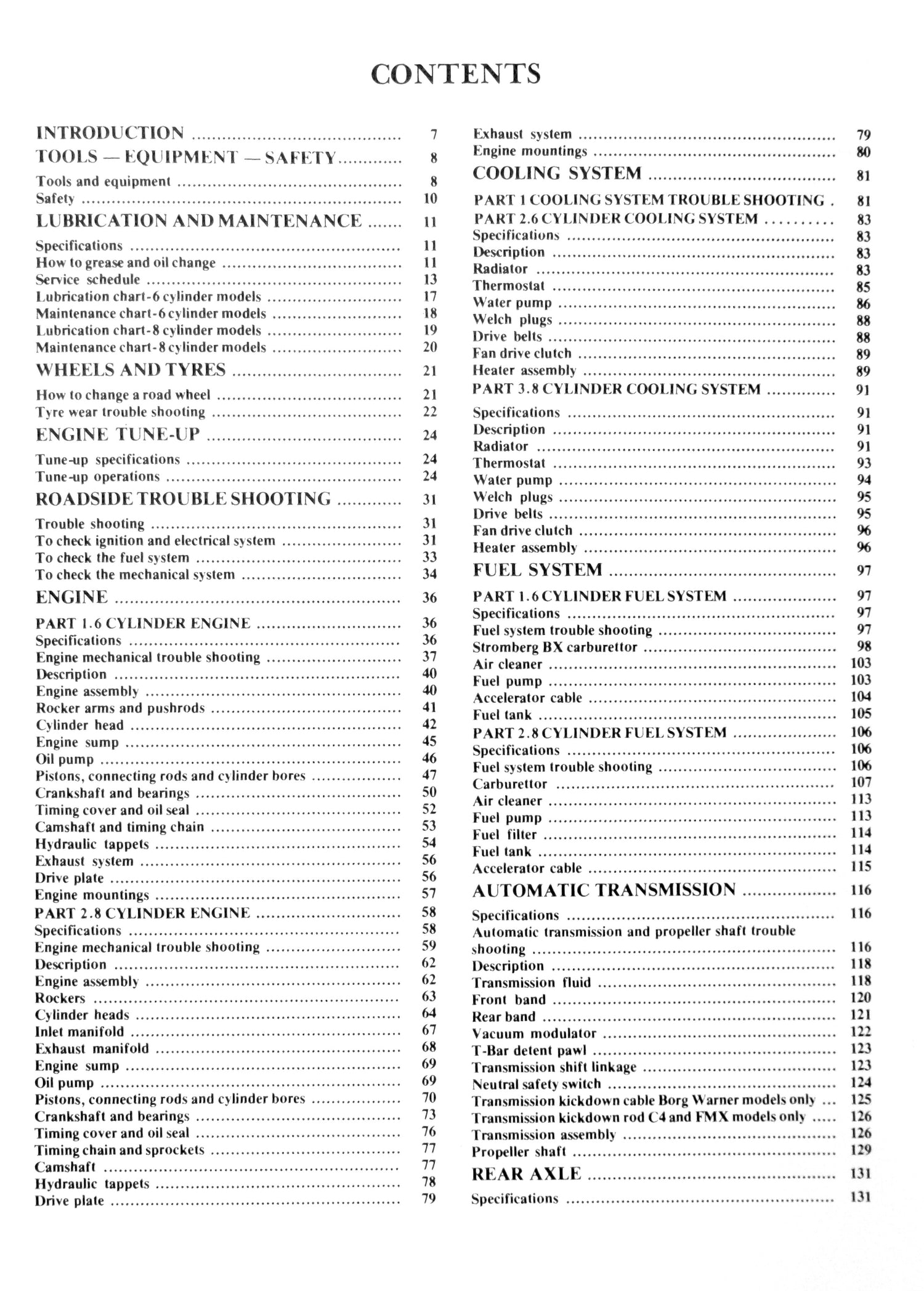Ford Fairlane and LTD (79 - 82) Gregory's Repair Manual
