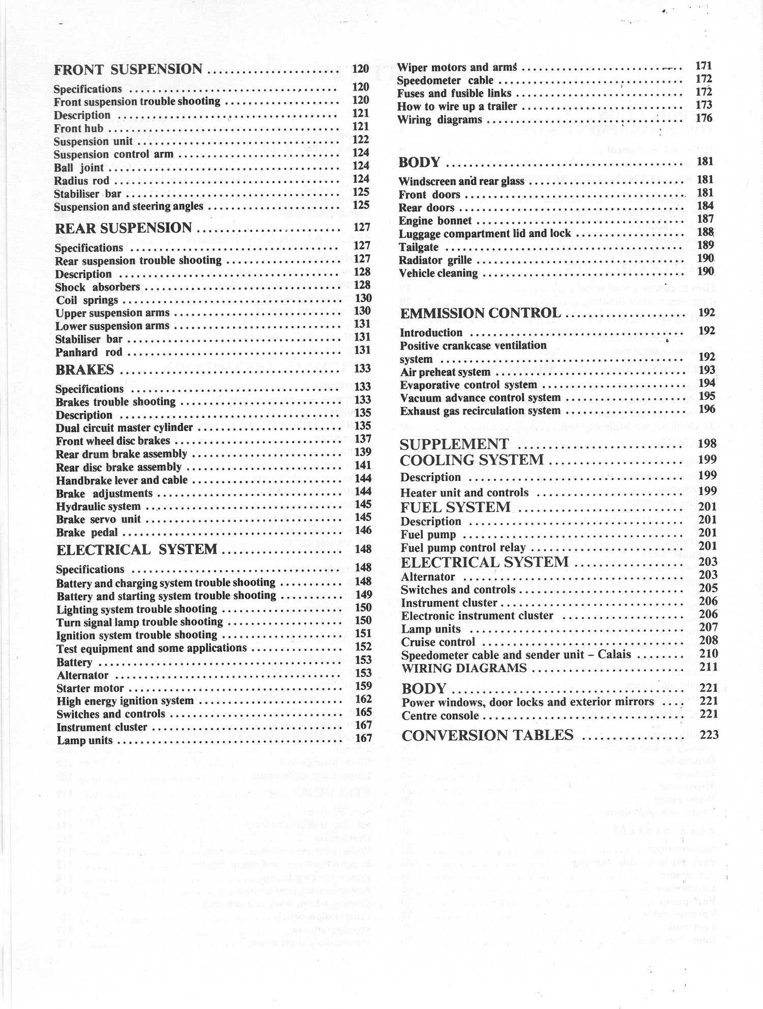 Holden Commodore (81 - 85) Gregory's Repair Manual